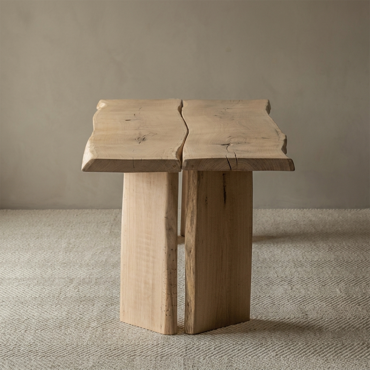 Palma Solid Oak Wood Long Dining Table