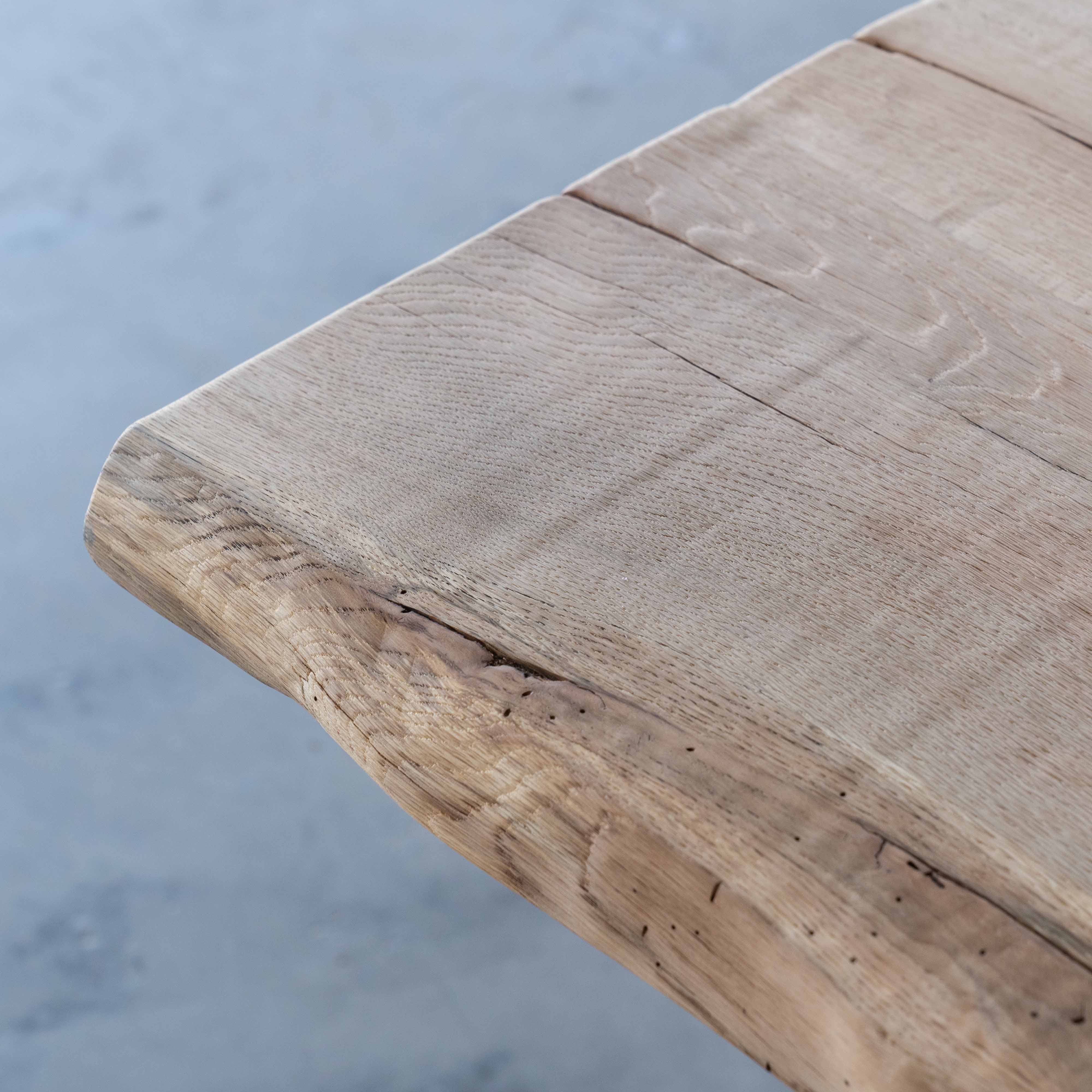 Palma Solid Oak Wood Long Dining Table - Dining Tables - WS Living Furniture Furniture Store in Dubai