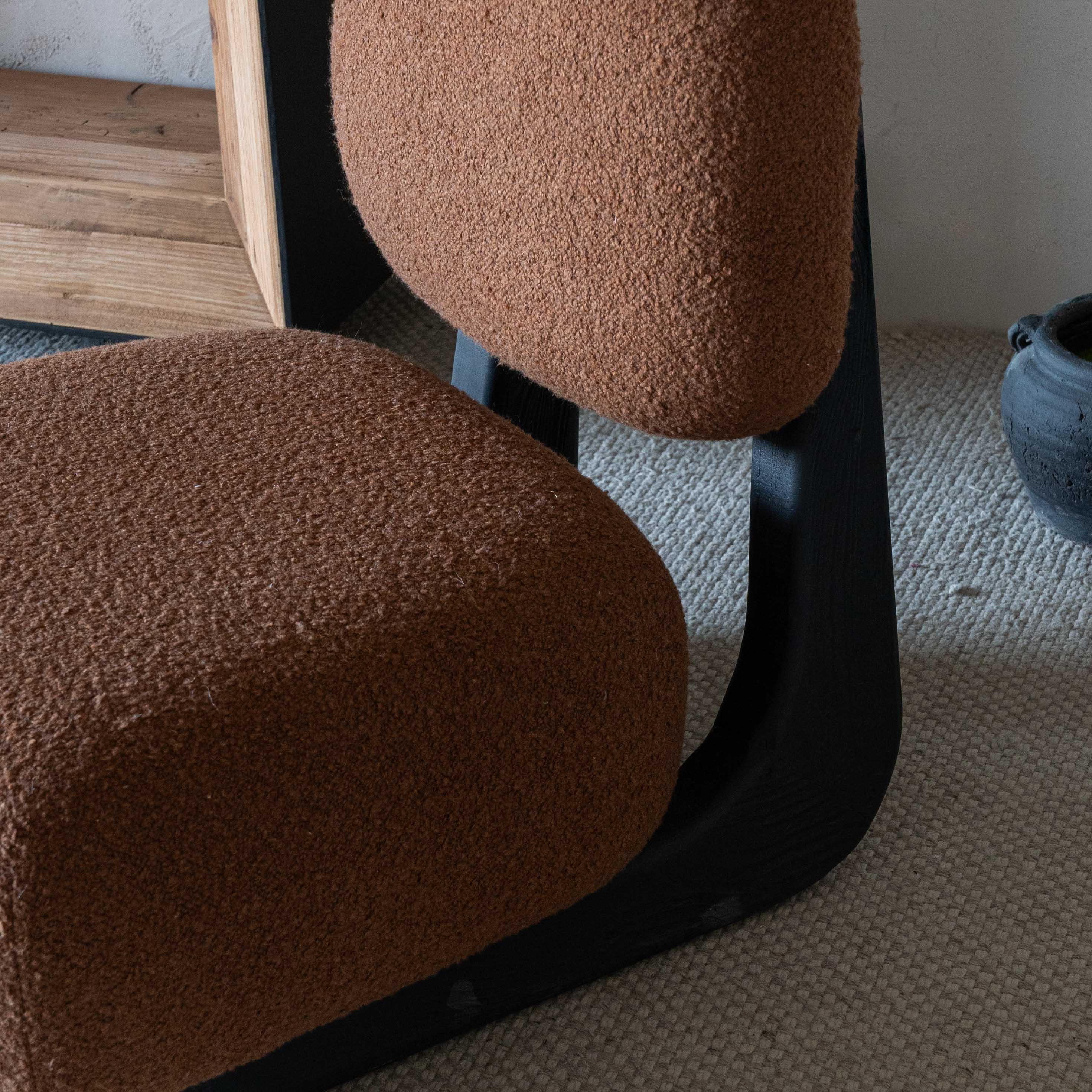 Panda Modern Lounge Accent Chair - Brown - Lounge Chair - WS Living Furniture Furniture Store in Dubai