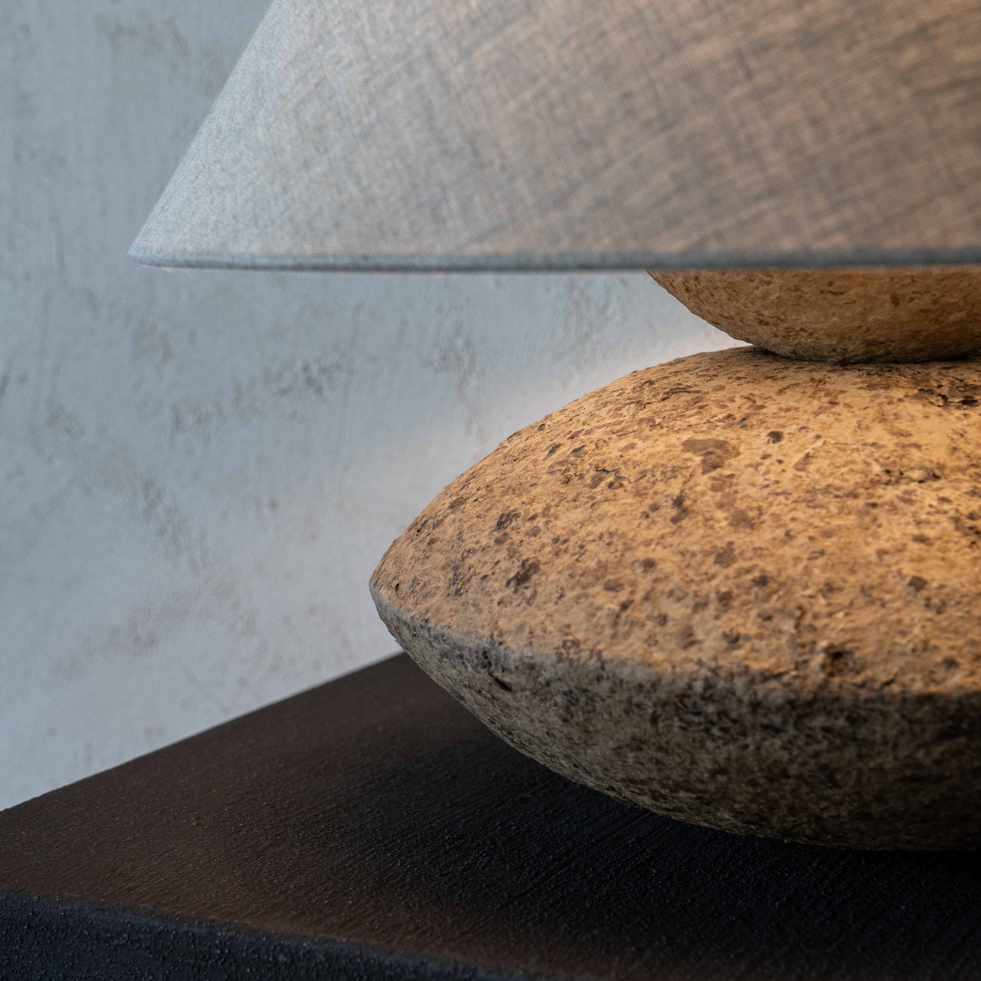Paper & Petal Rustic Paper Mâché Artisan Table Lamp - Table Lamps - WS Living Furniture  Furniture Store in Dubai