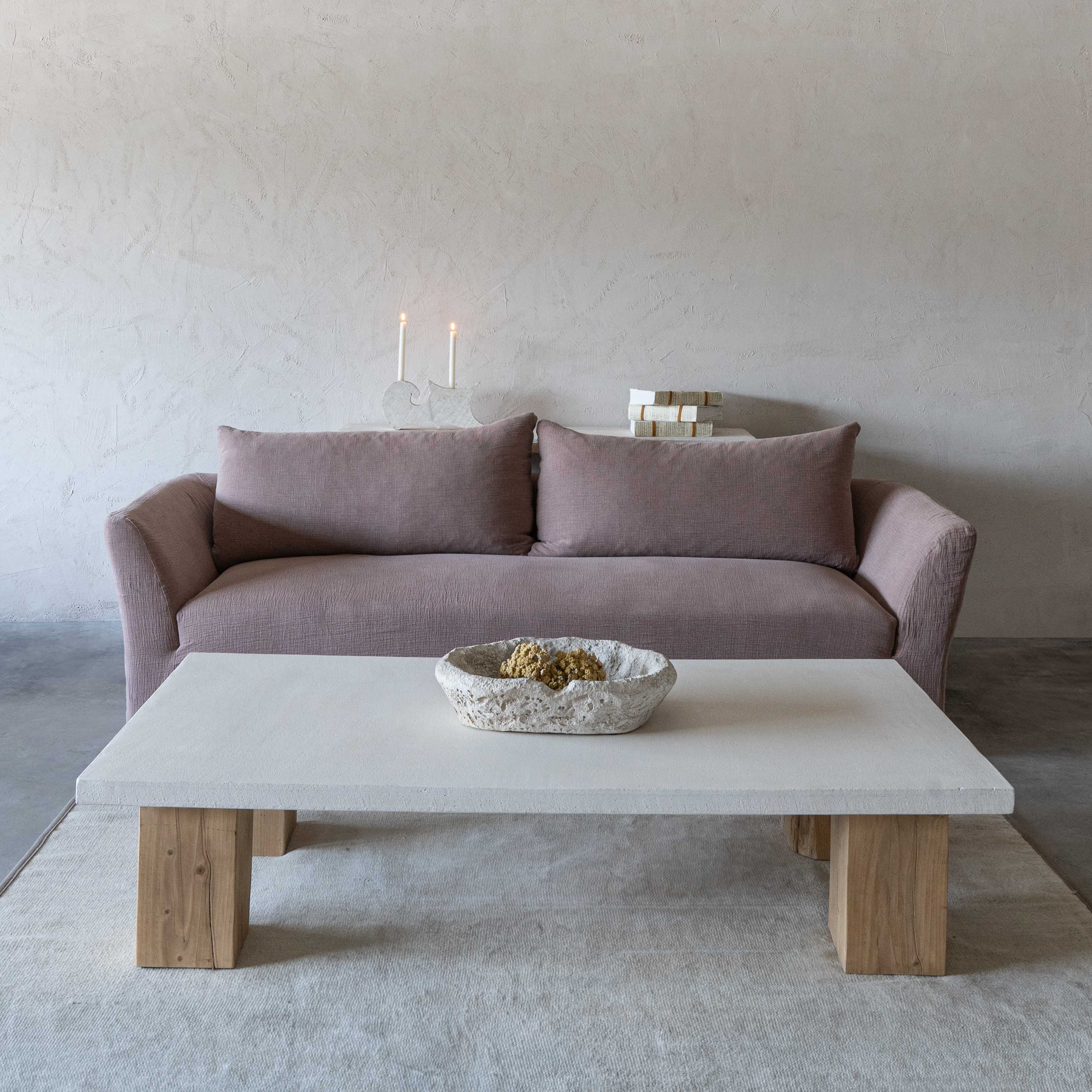 Piana Modern Linen 3 Seater Sofa - Sofas - WS Living - UAE Modern Home Furniture Stores in Dubai