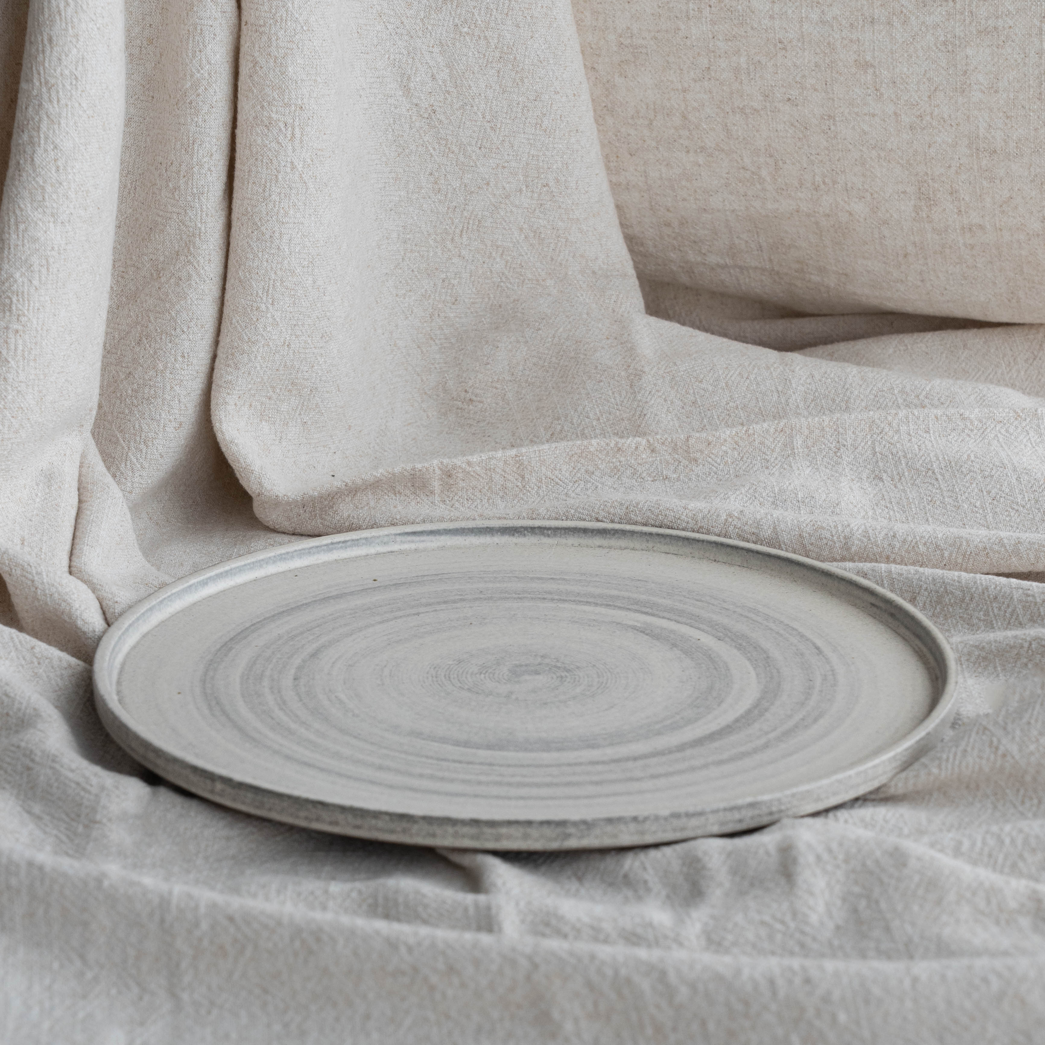 Claycore Terracotta Dinner Plate - White | Big