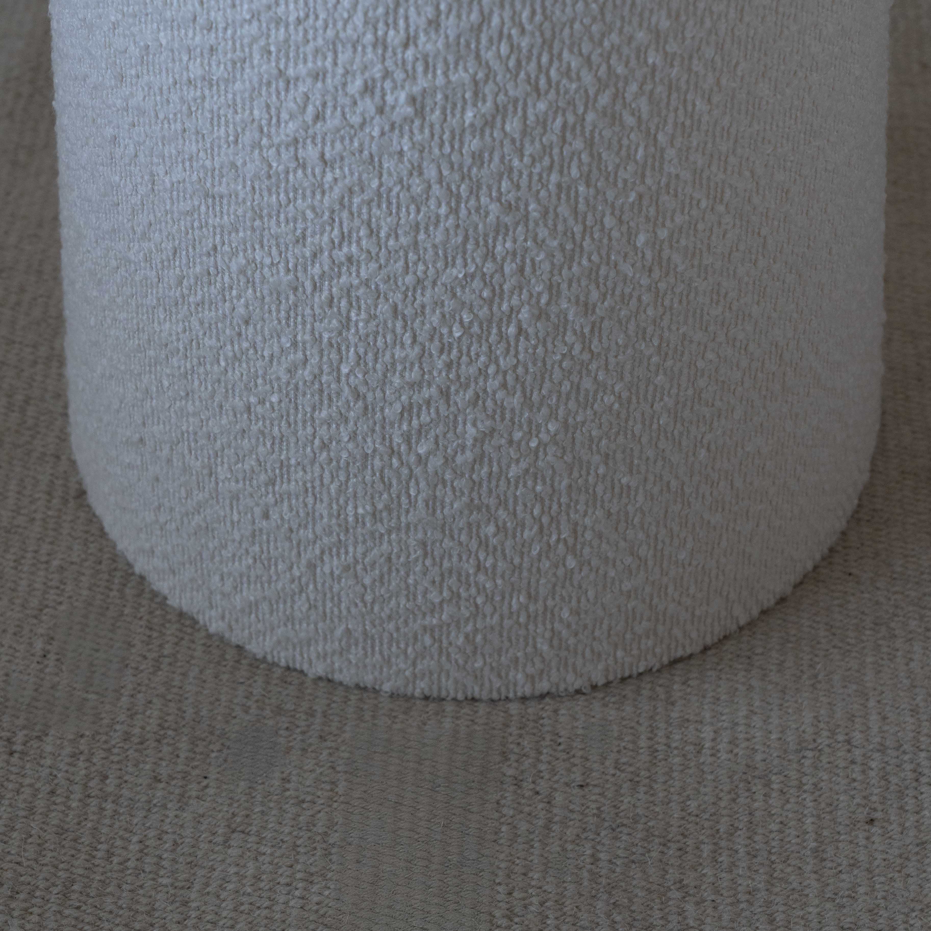 Pollux White Boucle Floor Lamp - Lamps - WS Living Furniture  Furniture Store in Dubai