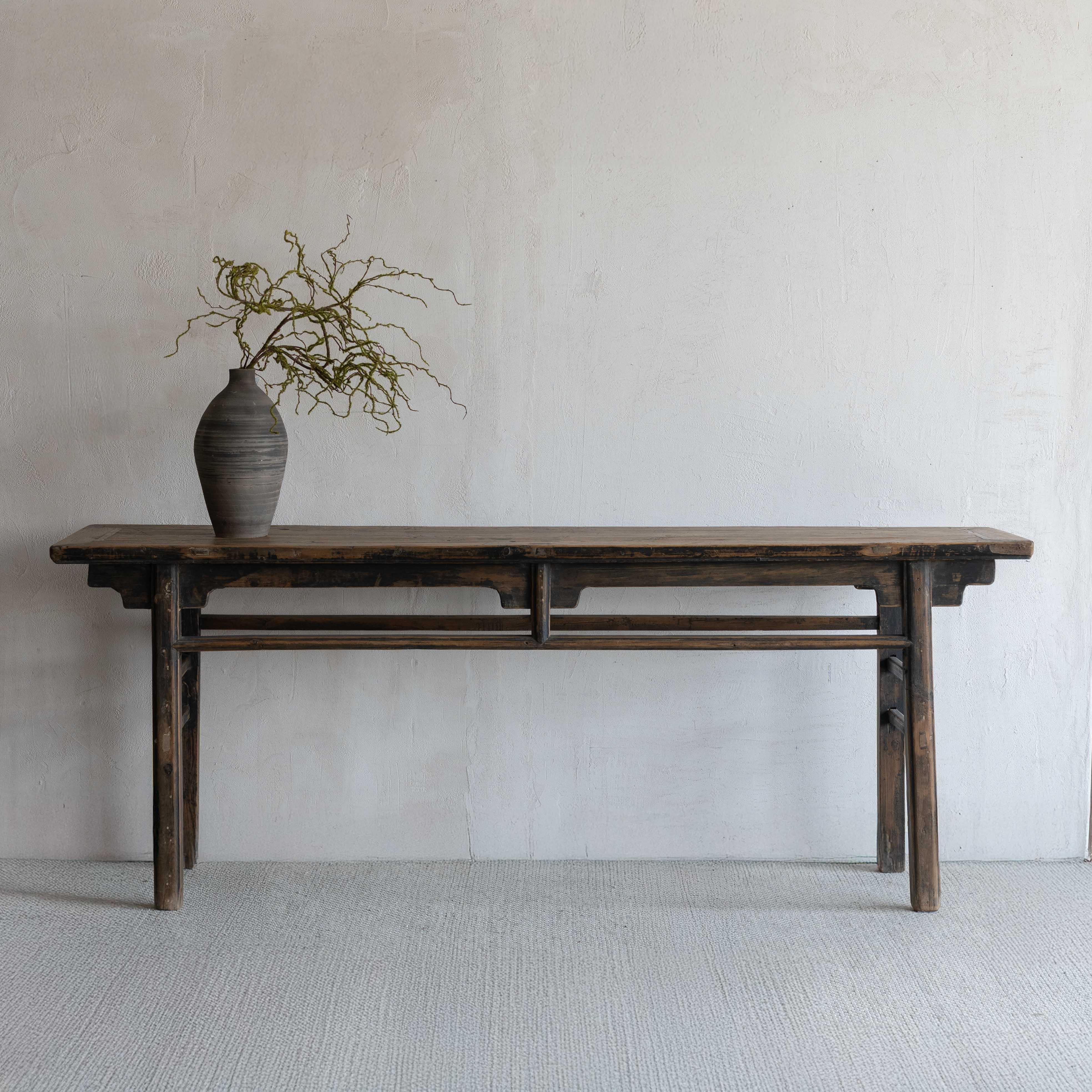 Qiandong Real Antique Wooden Console Table