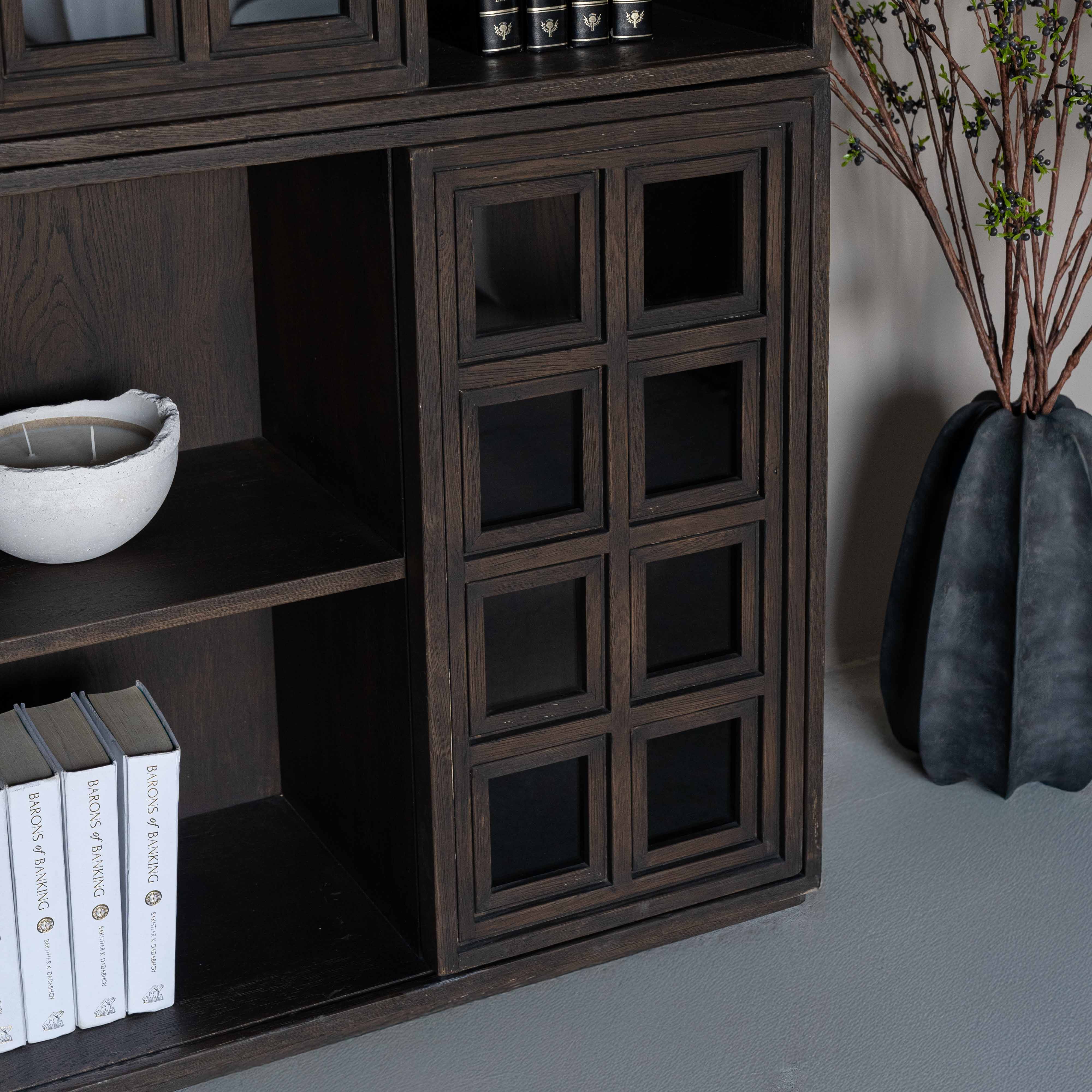Rocco Japanese Style Wabi-Sabi Bookshelf & Large Shelving Unit - Shelves - WS Living Furniture Furniture Store in Dubai