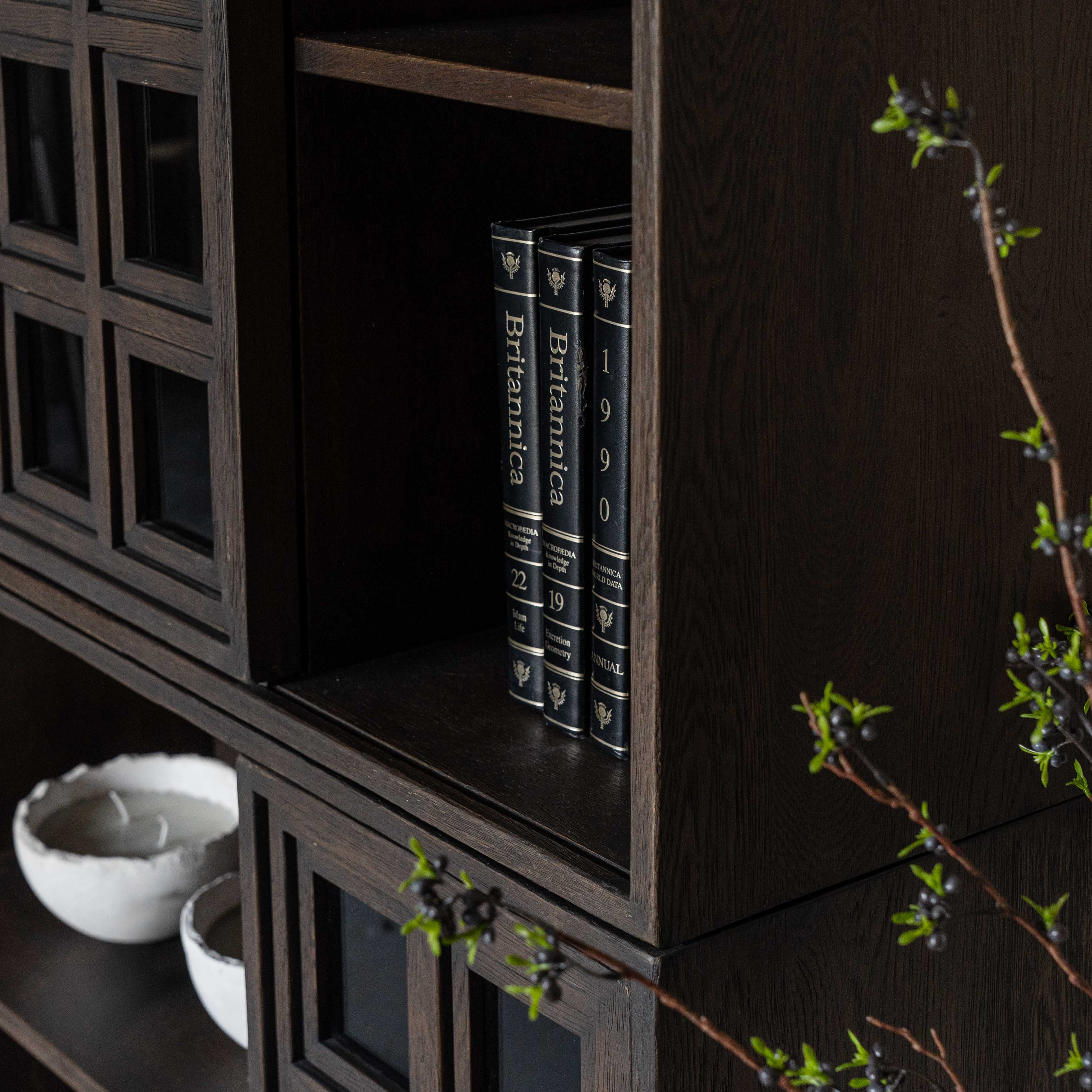 Rocco Japanese Style Wabi-Sabi Bookshelf & Large Shelving Unit - Shelves - WS Living Furniture Furniture Store in Dubai