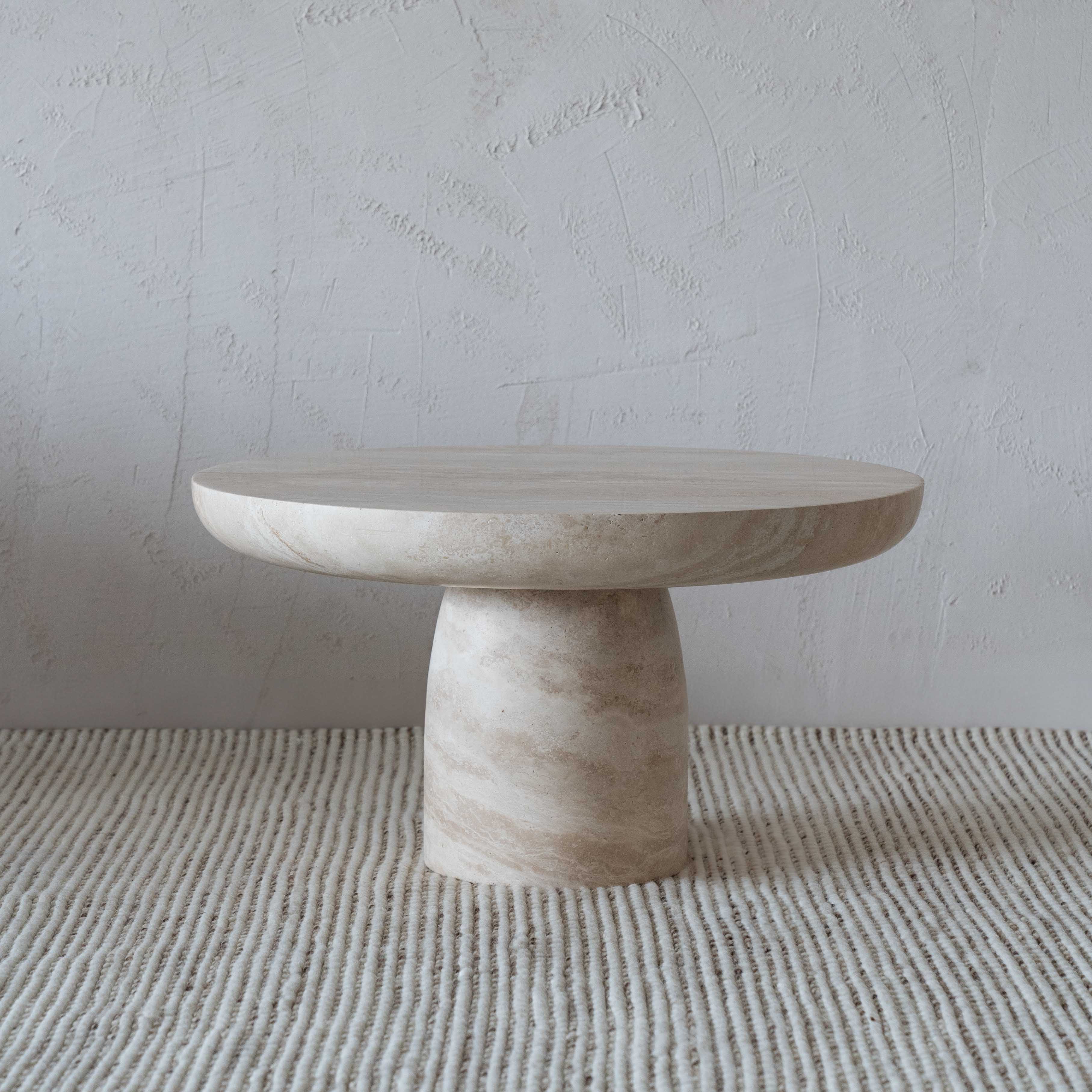 Rodha Modern Beige Natural Marble Coffee Table | Center Table - Coffee Tables - WS Living Furniture Furniture Store in Dubai