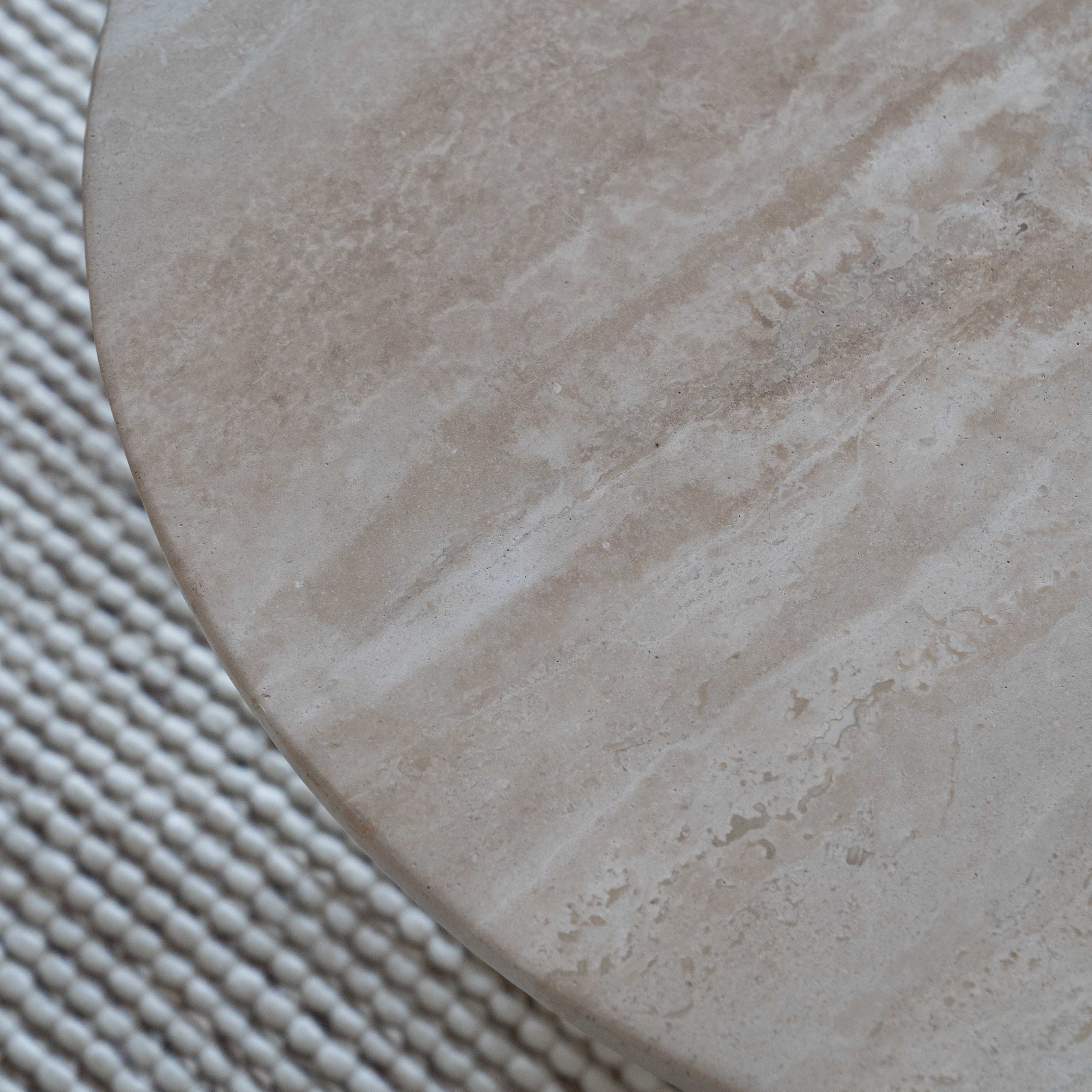 Rodha Modern Beige Natural Marble Coffee Table | Center Table - Coffee Tables - WS Living Furniture Furniture Store in Dubai