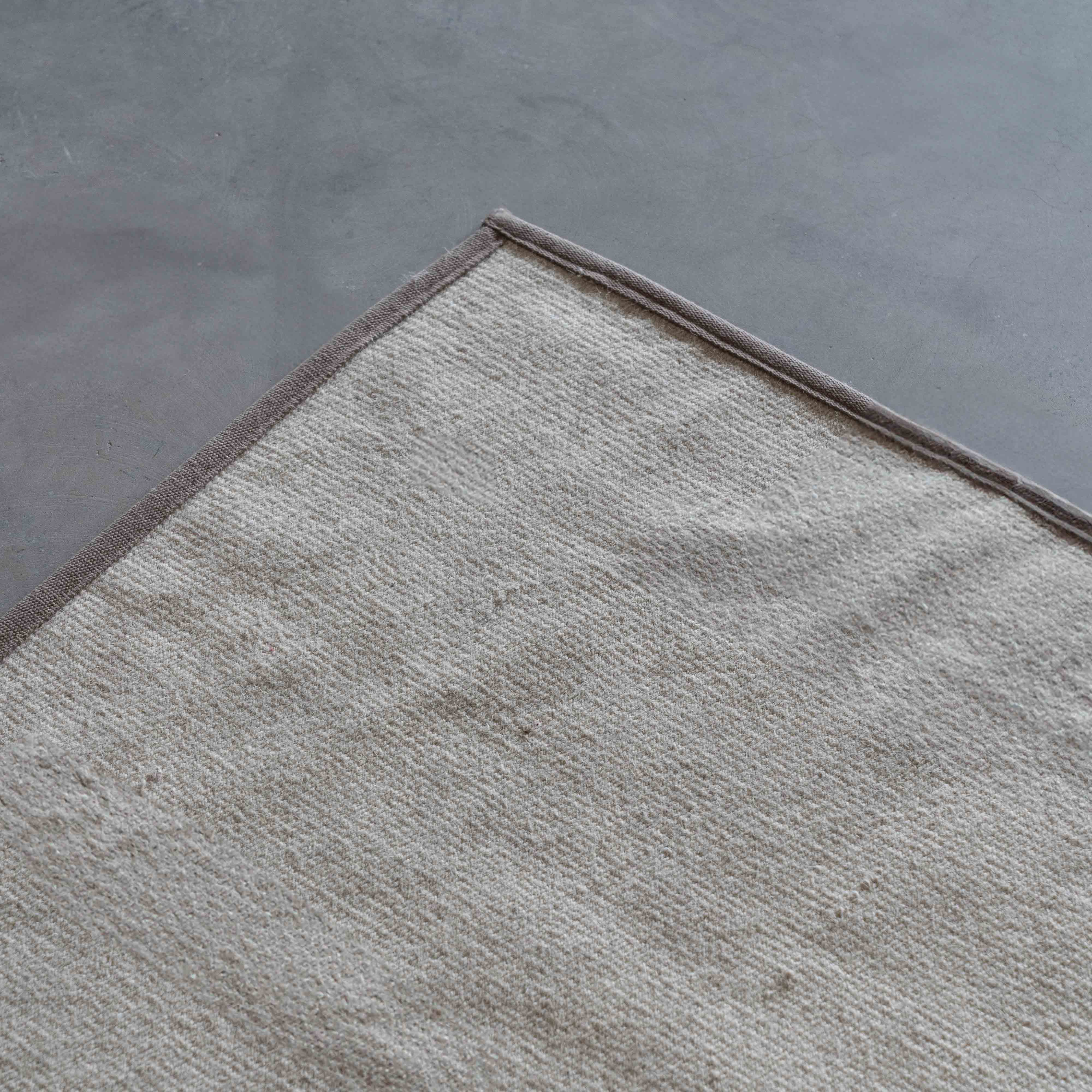 Afra Handmade Beige Wool Rug - Rugs - WS Living Furniture Furniture Store in Dubai
