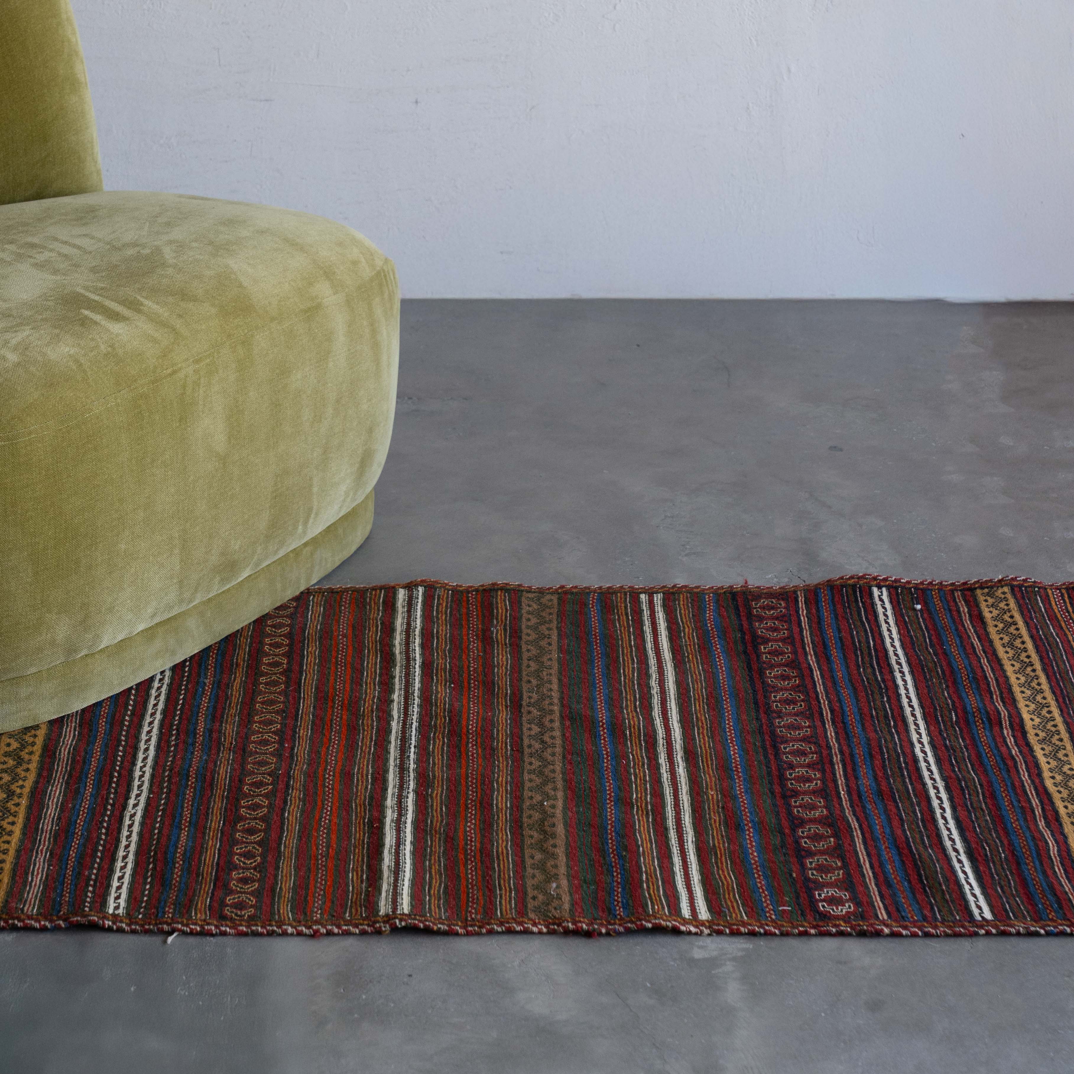 Caravan Trace Kilim Runner Rug 05