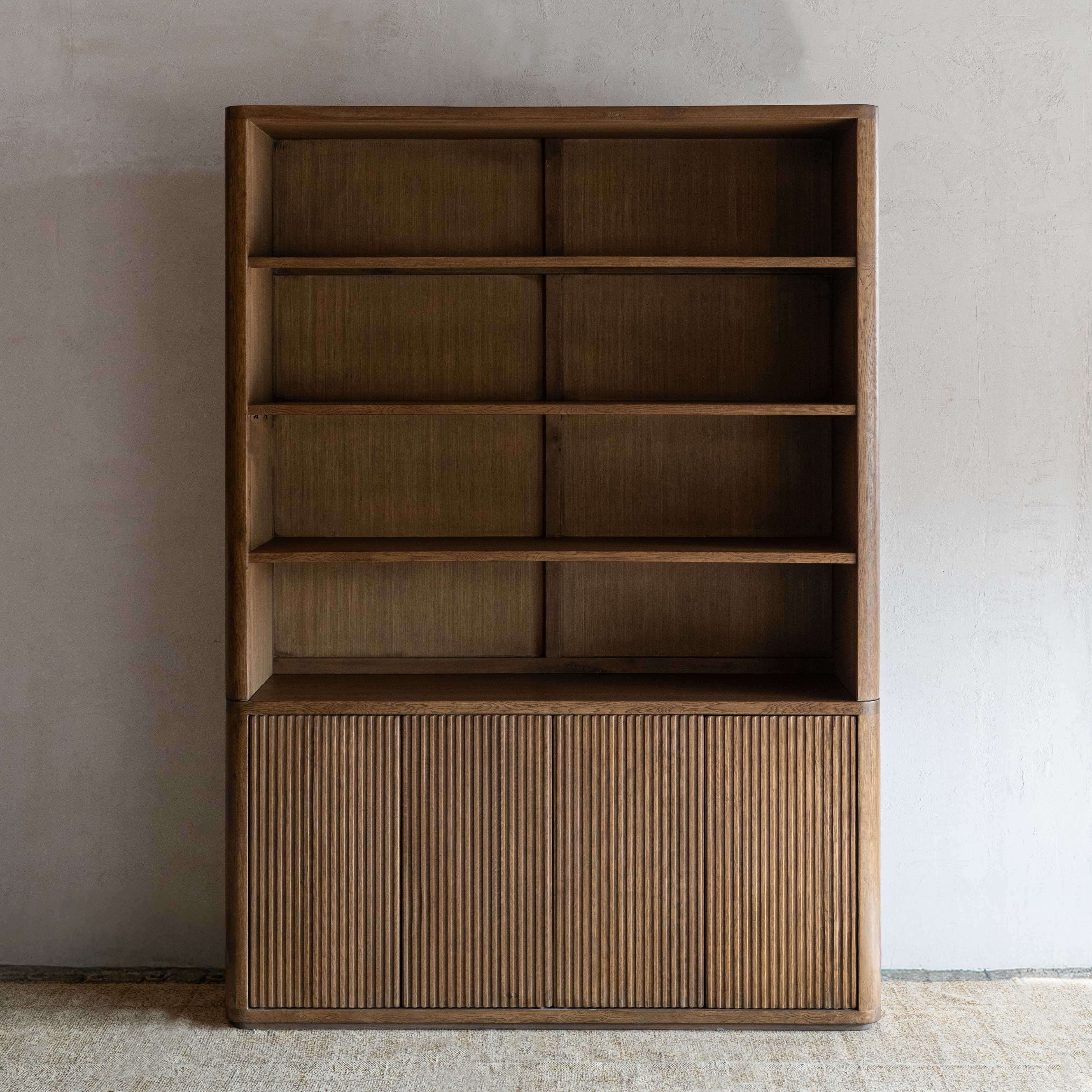 Ruvic Vintage Style Display Shelf And Cabinet