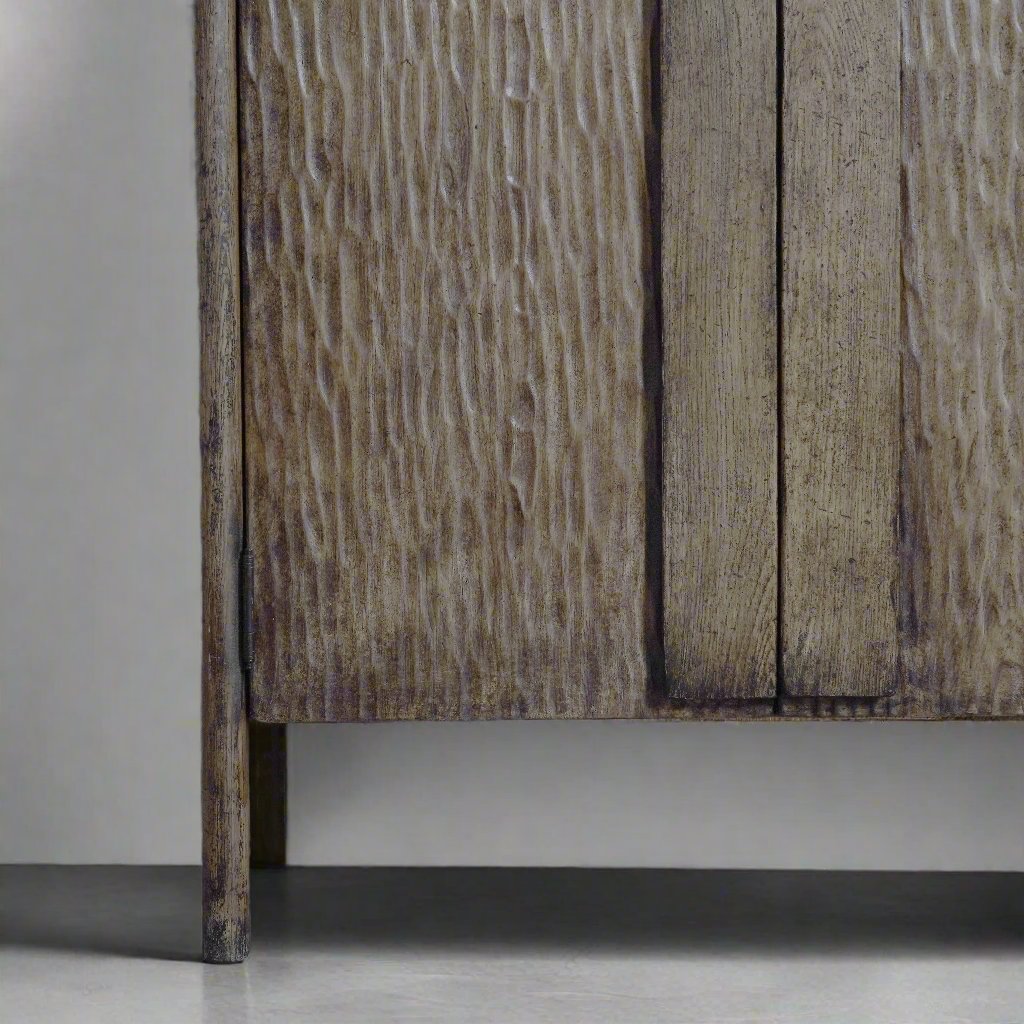 Yugga Solid Wood Arch Storage Cabinet - furniture - WS Living Furniture Furniture Store in Dubai