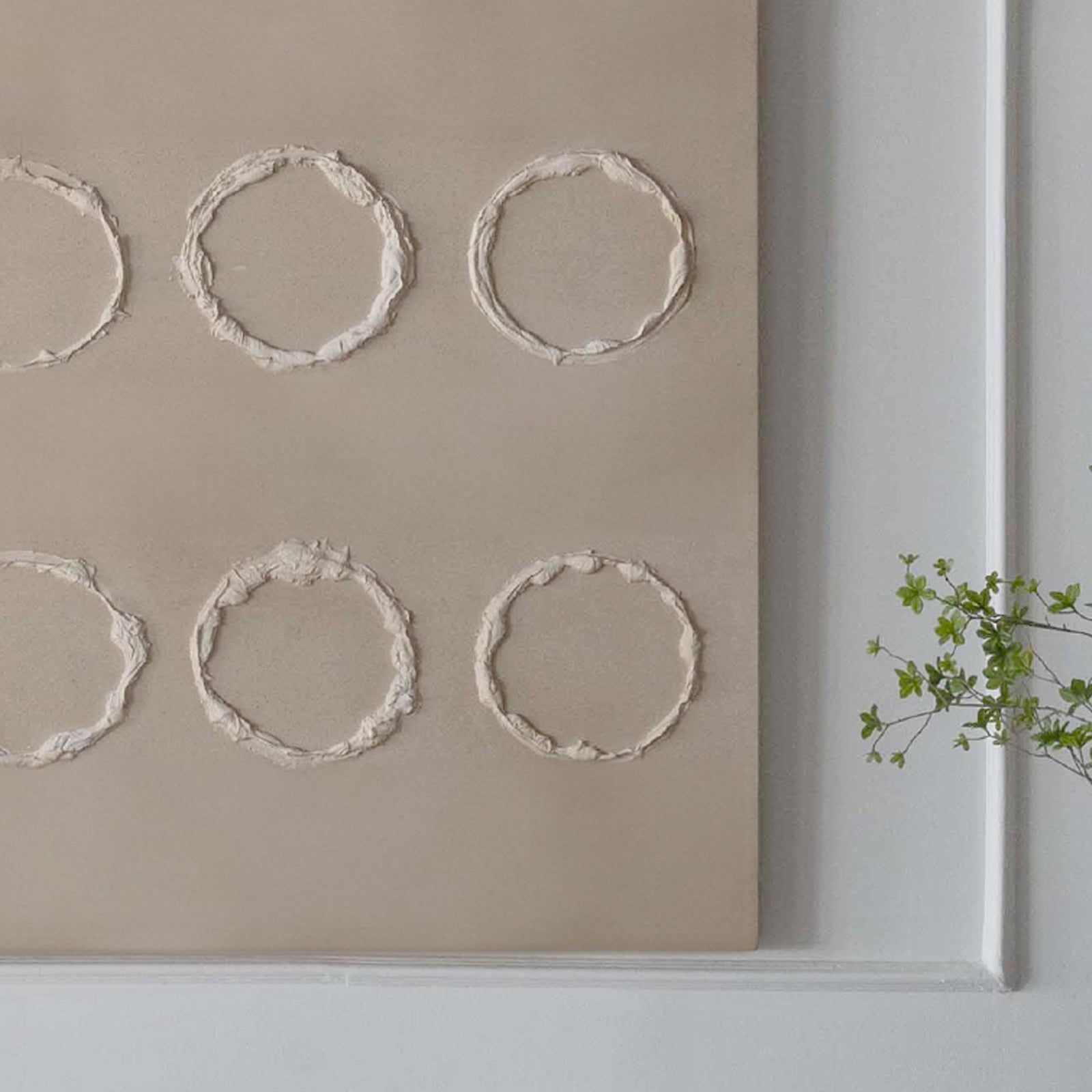 Circles In Motion Hand Painted Abstract Wall Art | Art Painting - Art Paintings - WS Living Furniture Furniture Store in Dubai