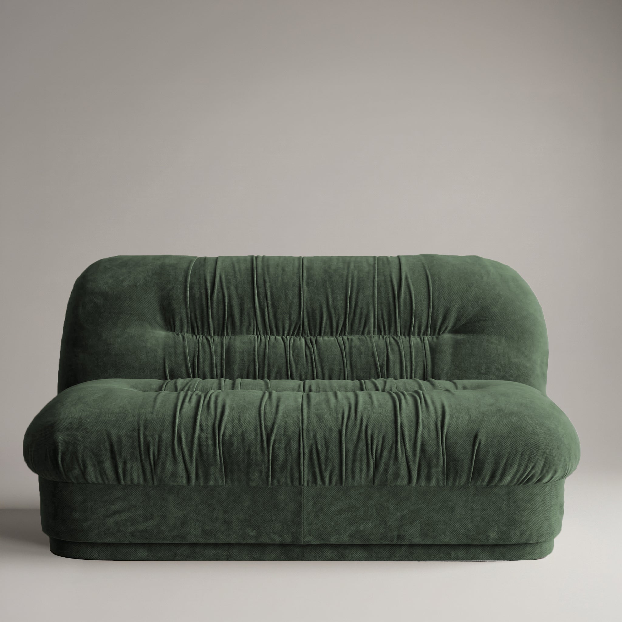 Solara Modern 2 Seater Sofa - GREEN
