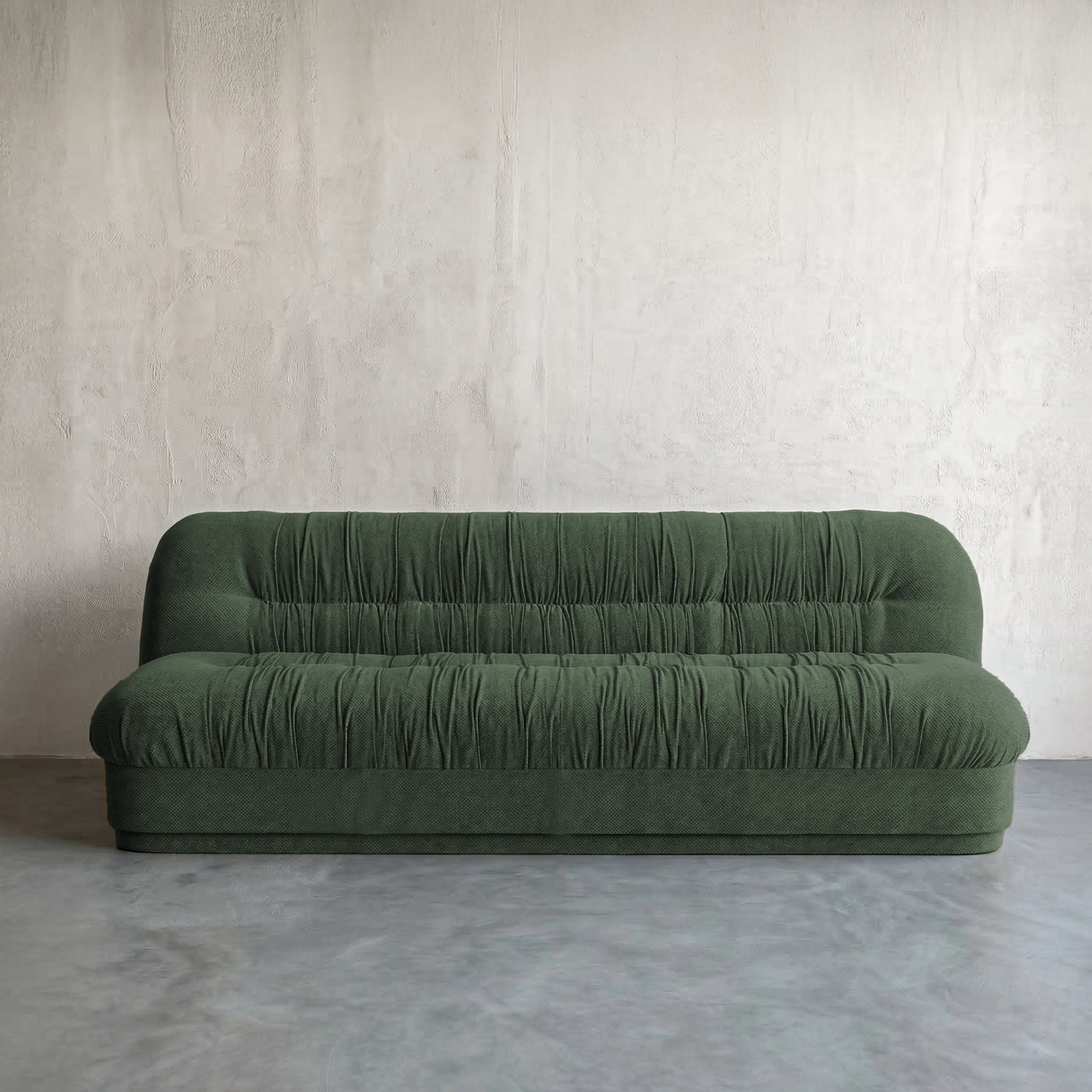 Solara Modern 3 Seater Sofa - Green
