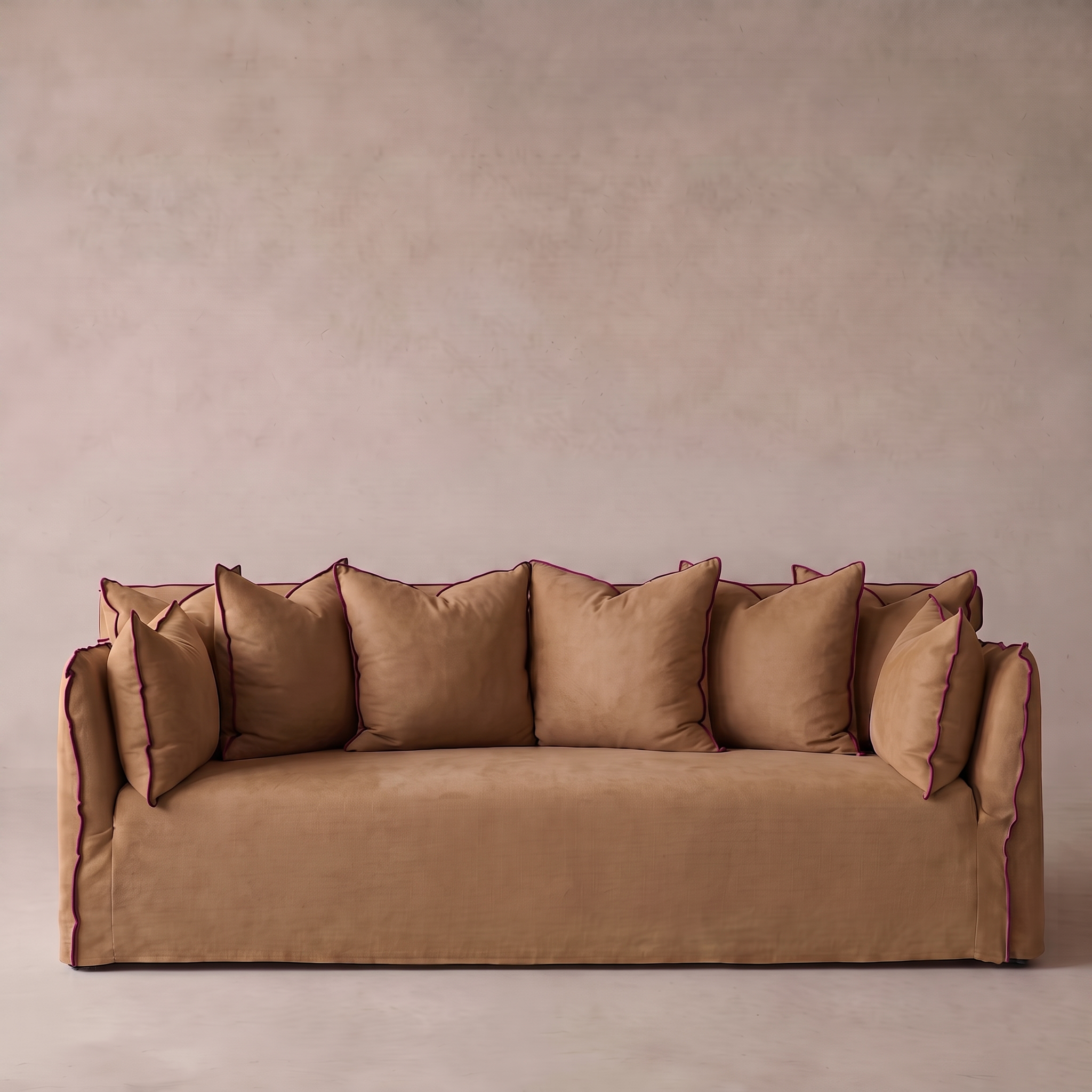 Sophie Modern 3 seater Sofa - Warm Camel