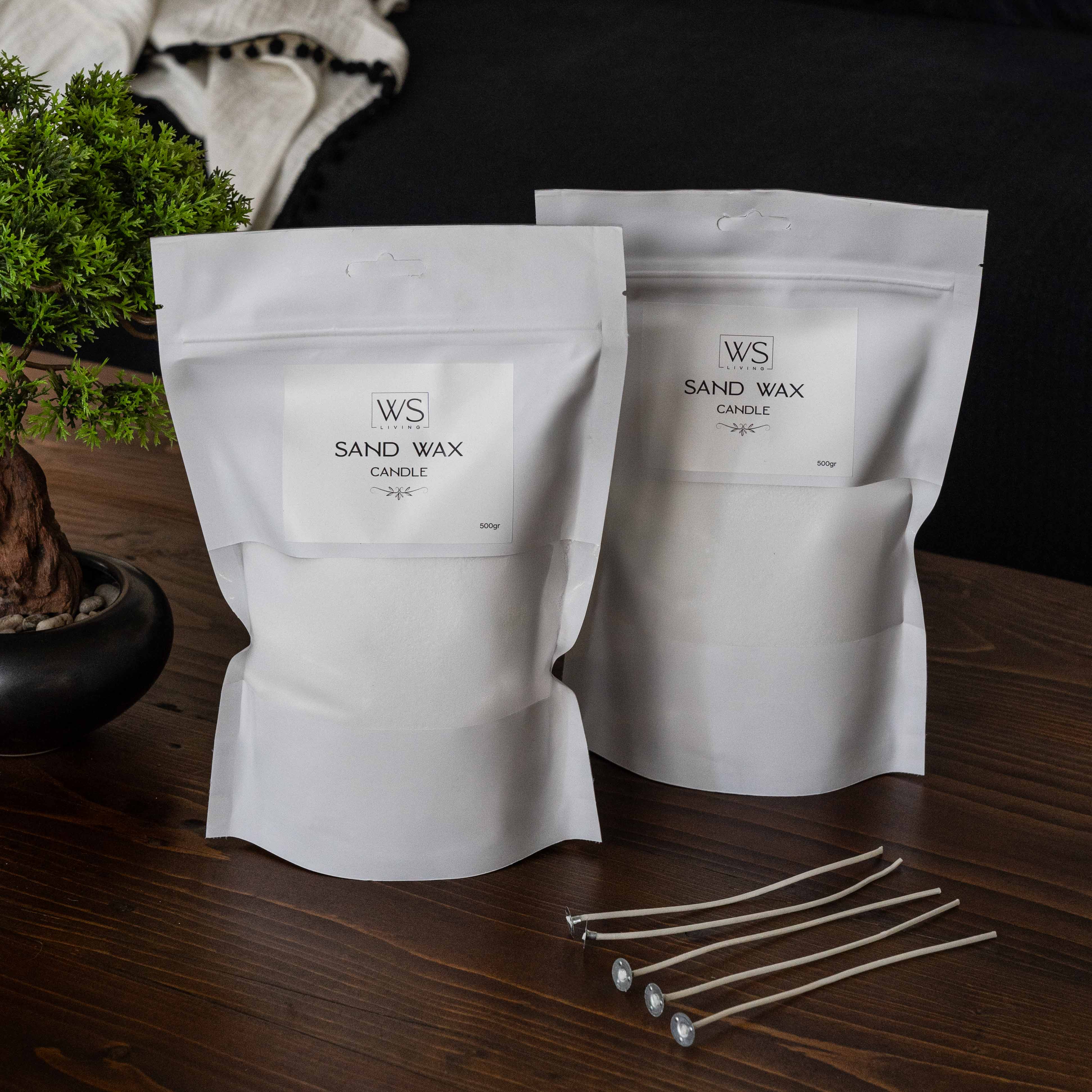 Desert Aura Sand Wax Candle With Wix