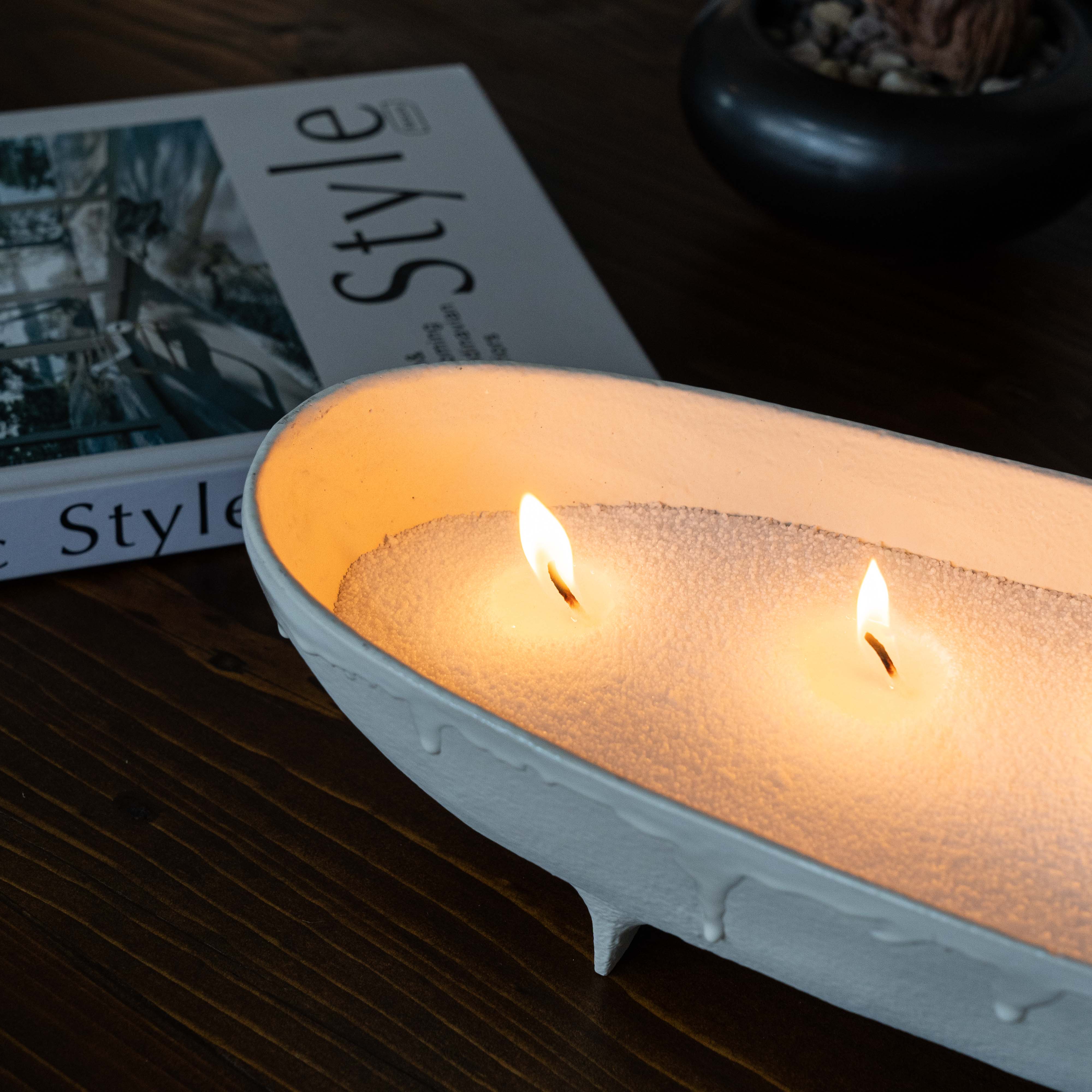 Desert Aura Sand Wax Candle With Wix