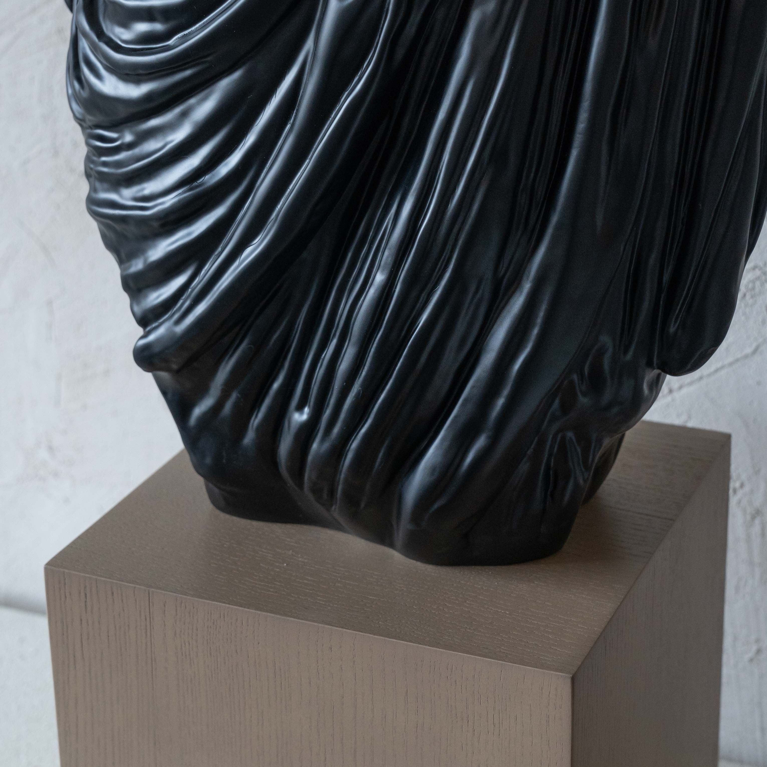 Augusta Decorative Faceless Black Roman Sculpture - Sculpture - WS Living Furniture Furniture Store in Dubai