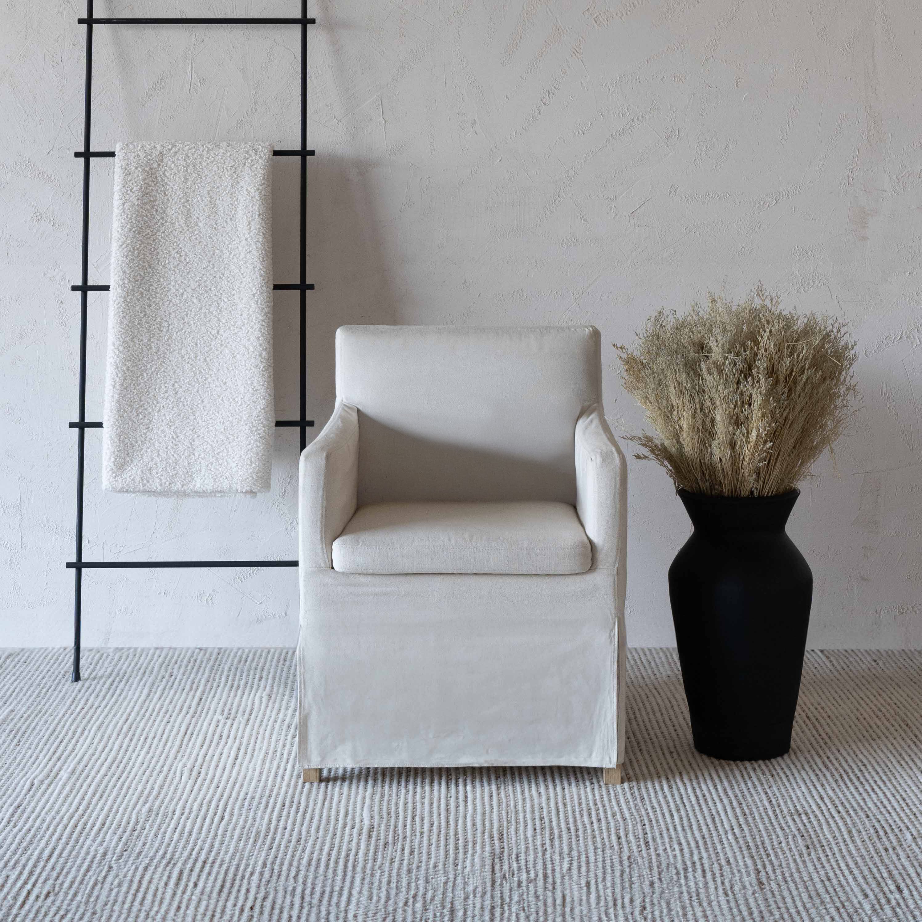 Sculpt Armrest Wood Dining Chair