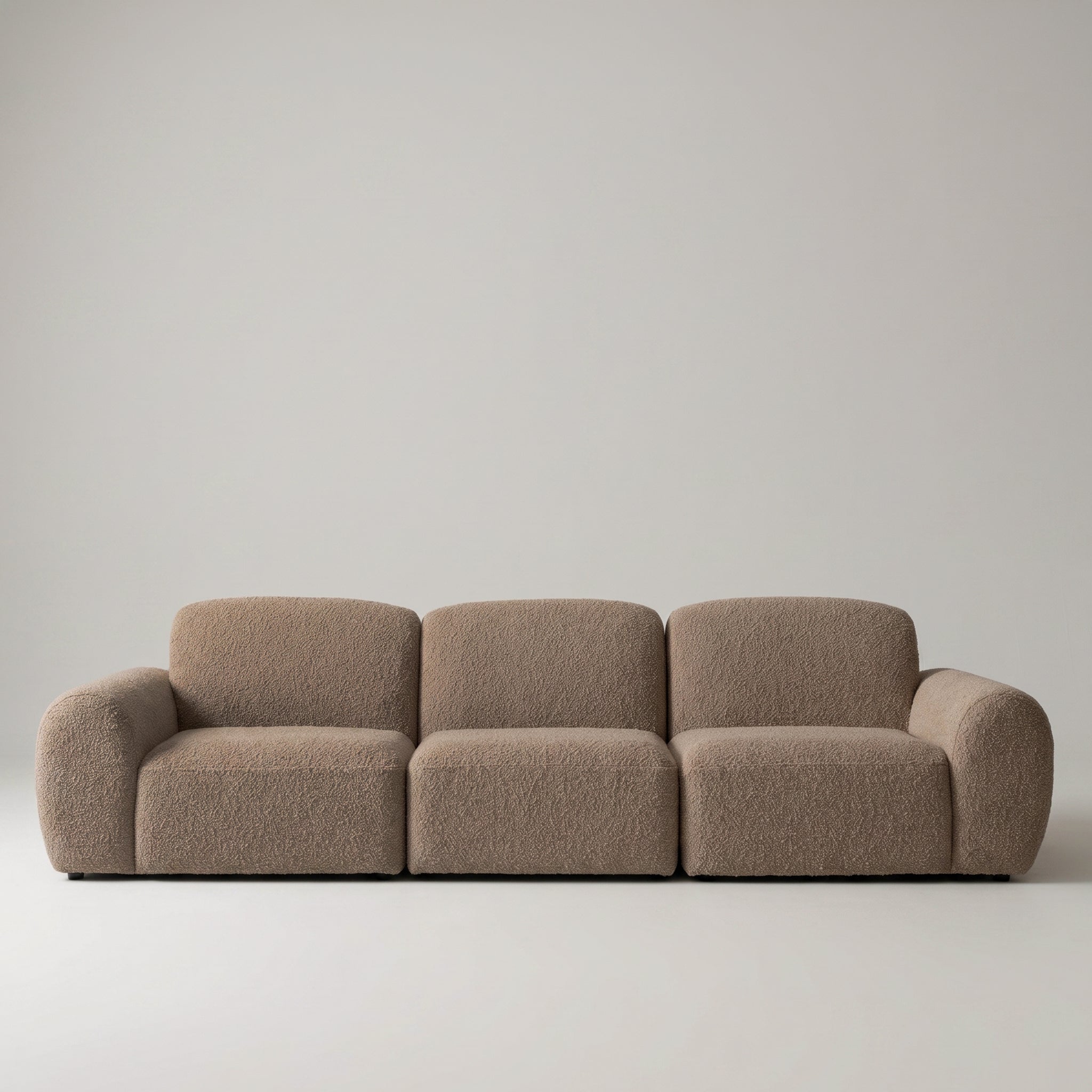 Serenity Modern 3 Seater Sofa - BROWN