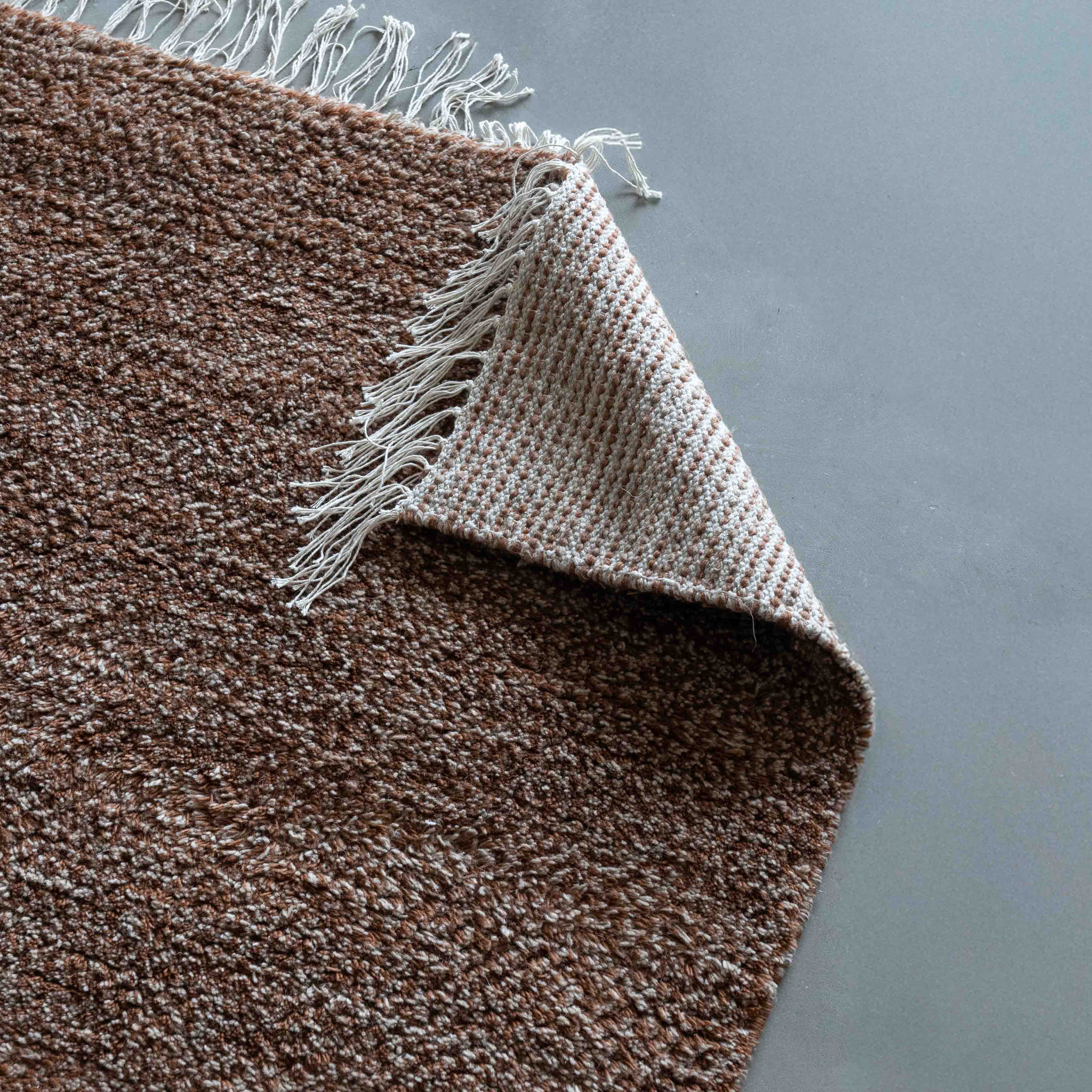 Serrenity Off White & Ivory Rust Handcrafted Wool Rug - Rugs - WS Living Furniture Furniture Store in Dubai