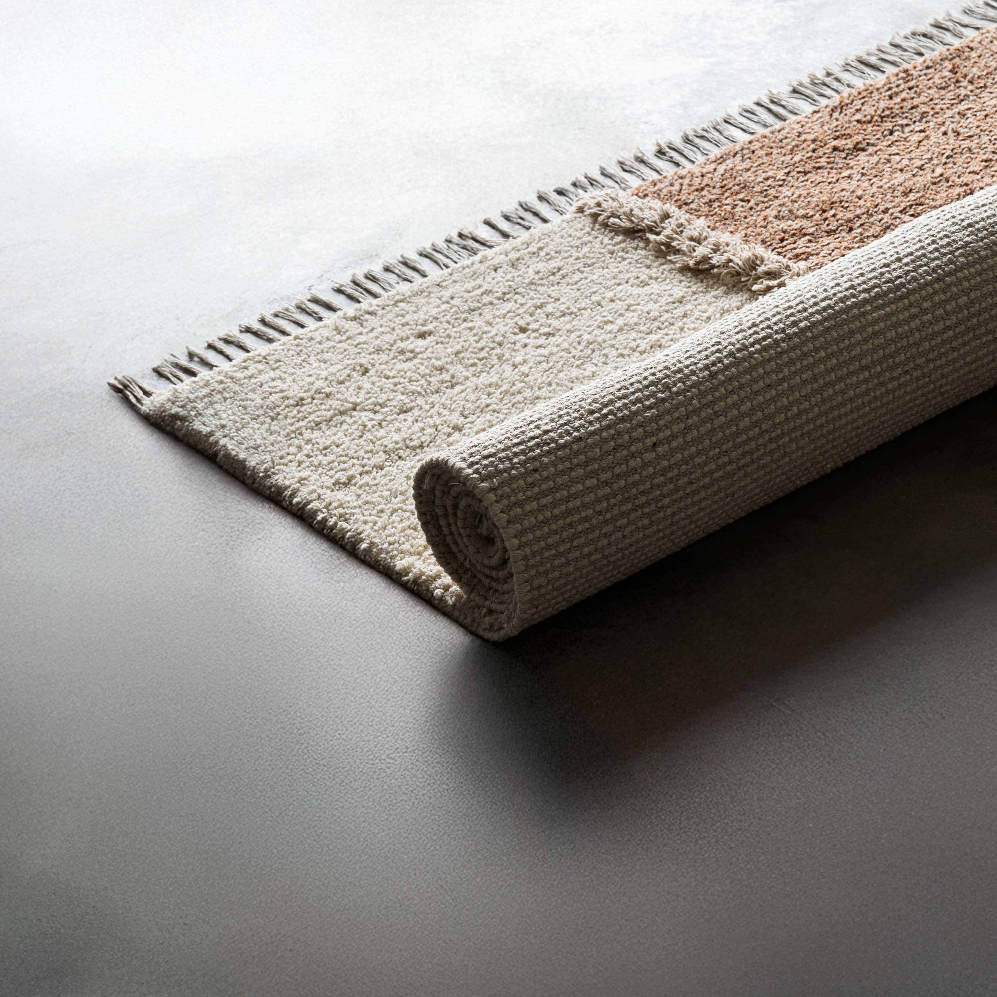 Serrenity Off White & Ivory Rust Handcrafted Wool Rug - Rugs - WS Living Furniture Furniture Store in Dubai