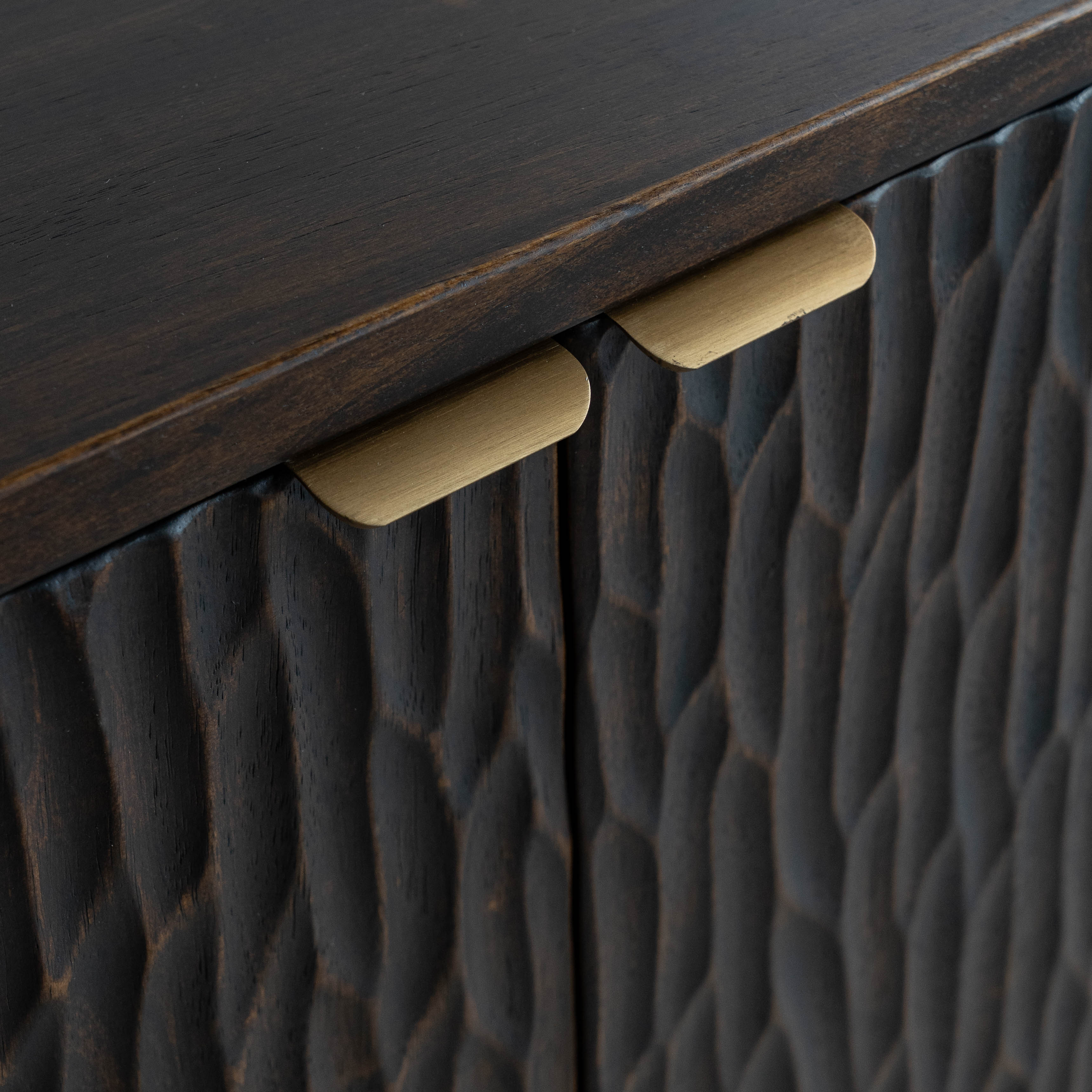 Cortex Carved Solid Wood Artisan Sideboard