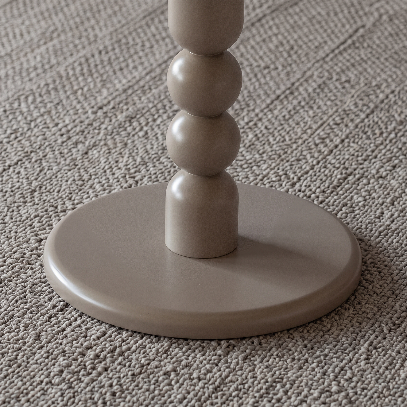 Orlena Sculptural Side Table - Warm Beige