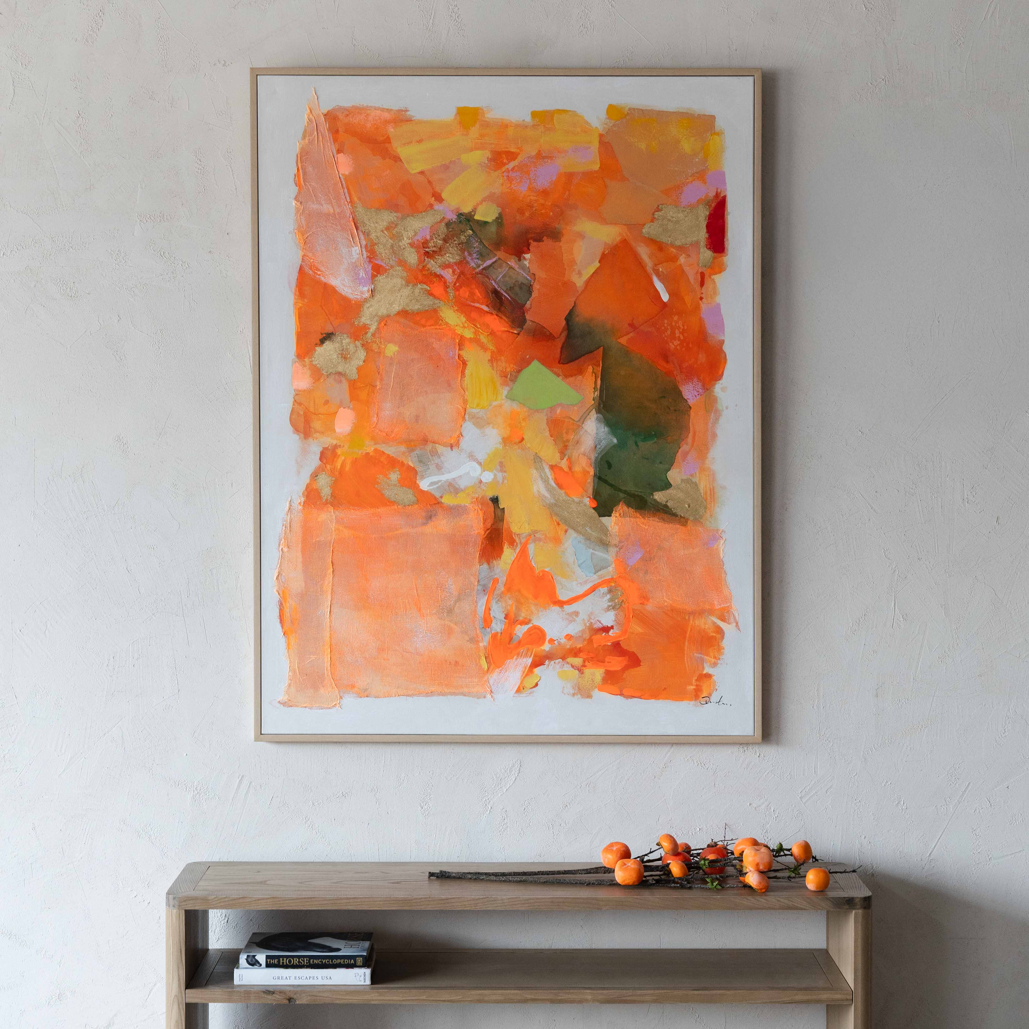 Silent Bloom Modern Hand Painted Abstract Wall Art | Art Painting - Art Paintings - WS Living Furniture Furniture Store in Dubai