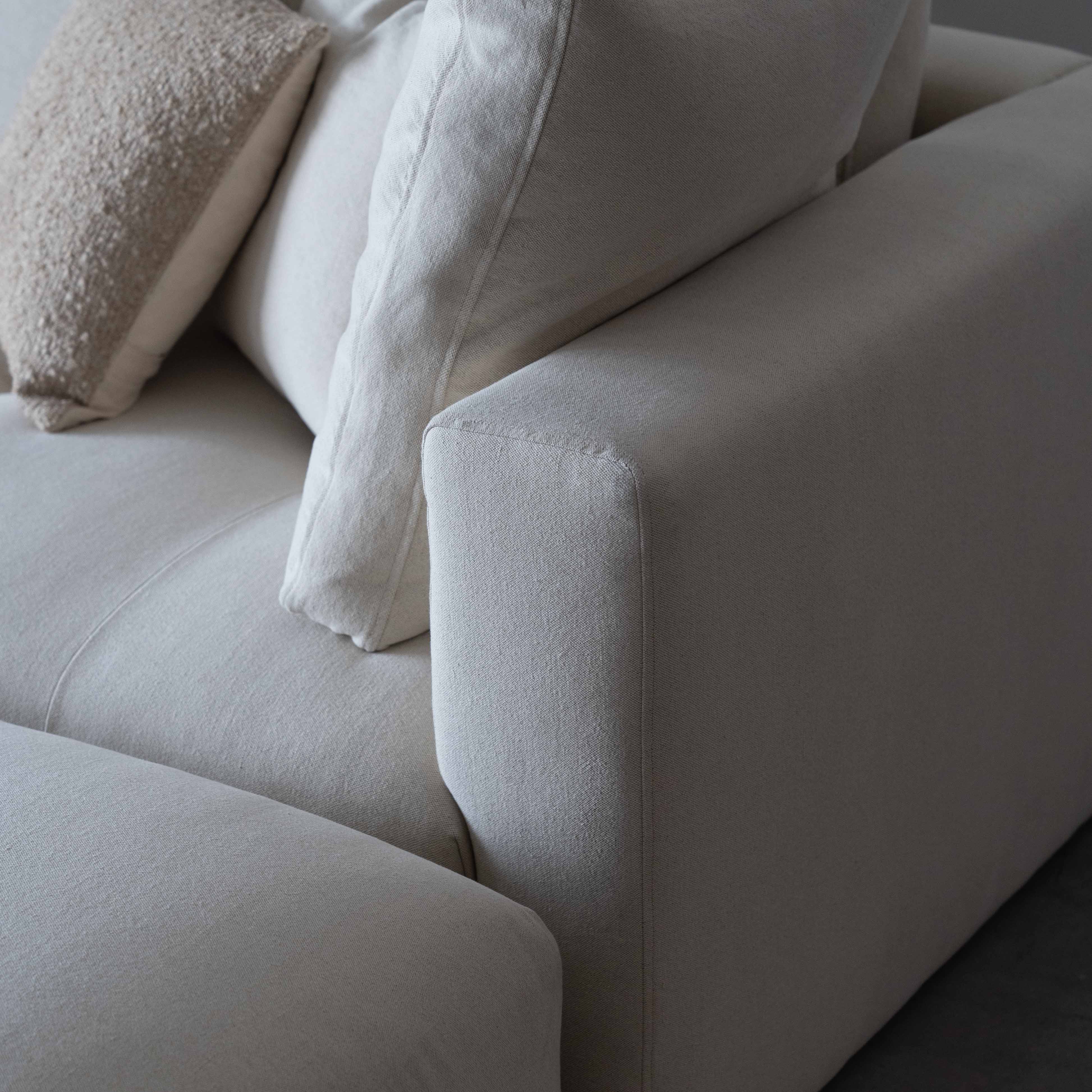 Sky Modern L Shape | Sectional Modular Sofa - Beige - Sofas - WS Living Furniture Furniture Store in Dubai