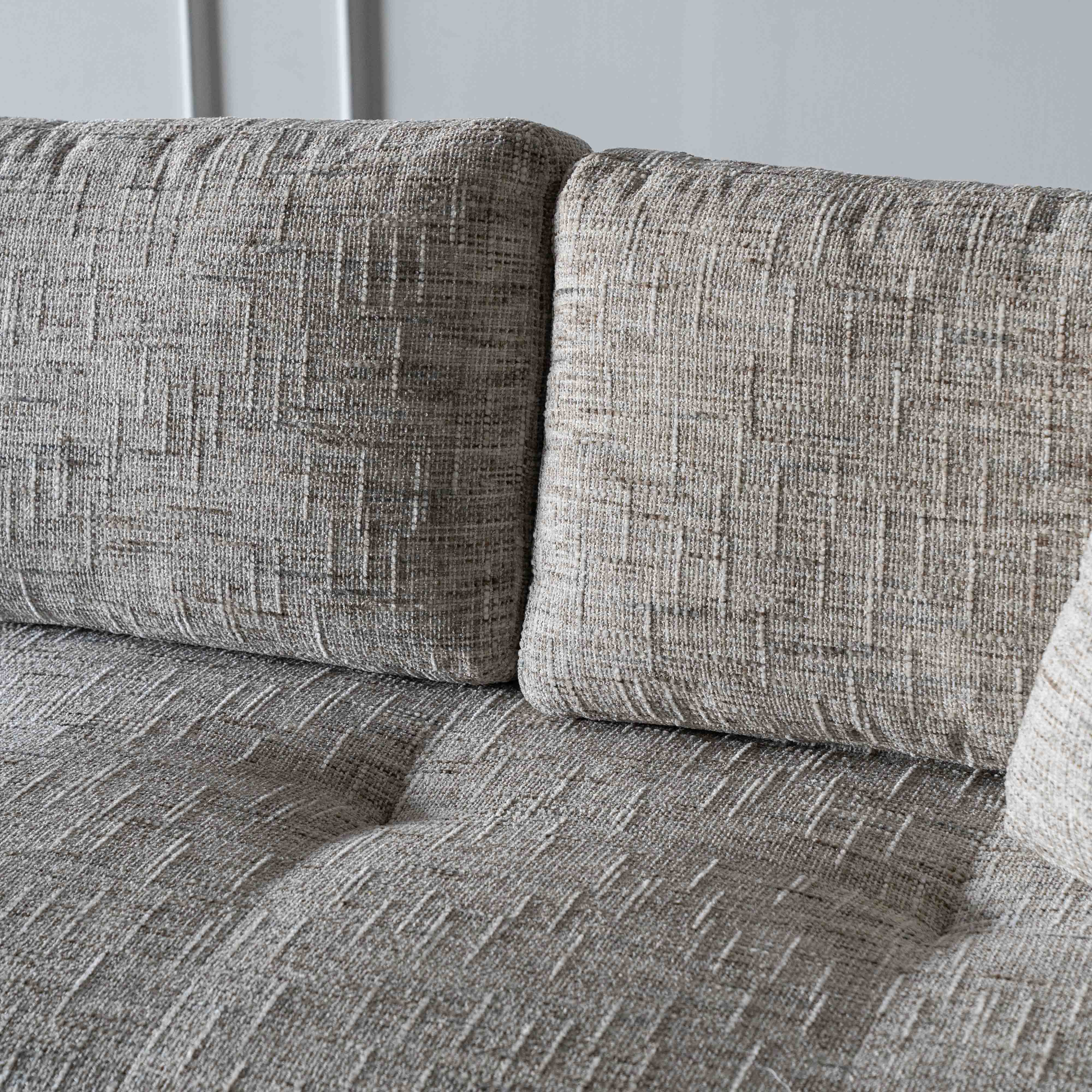 Sky Modern 2 Seater Sofa - Grey | White - Sofa - WS Living Furniture Furniture Store in Dubai