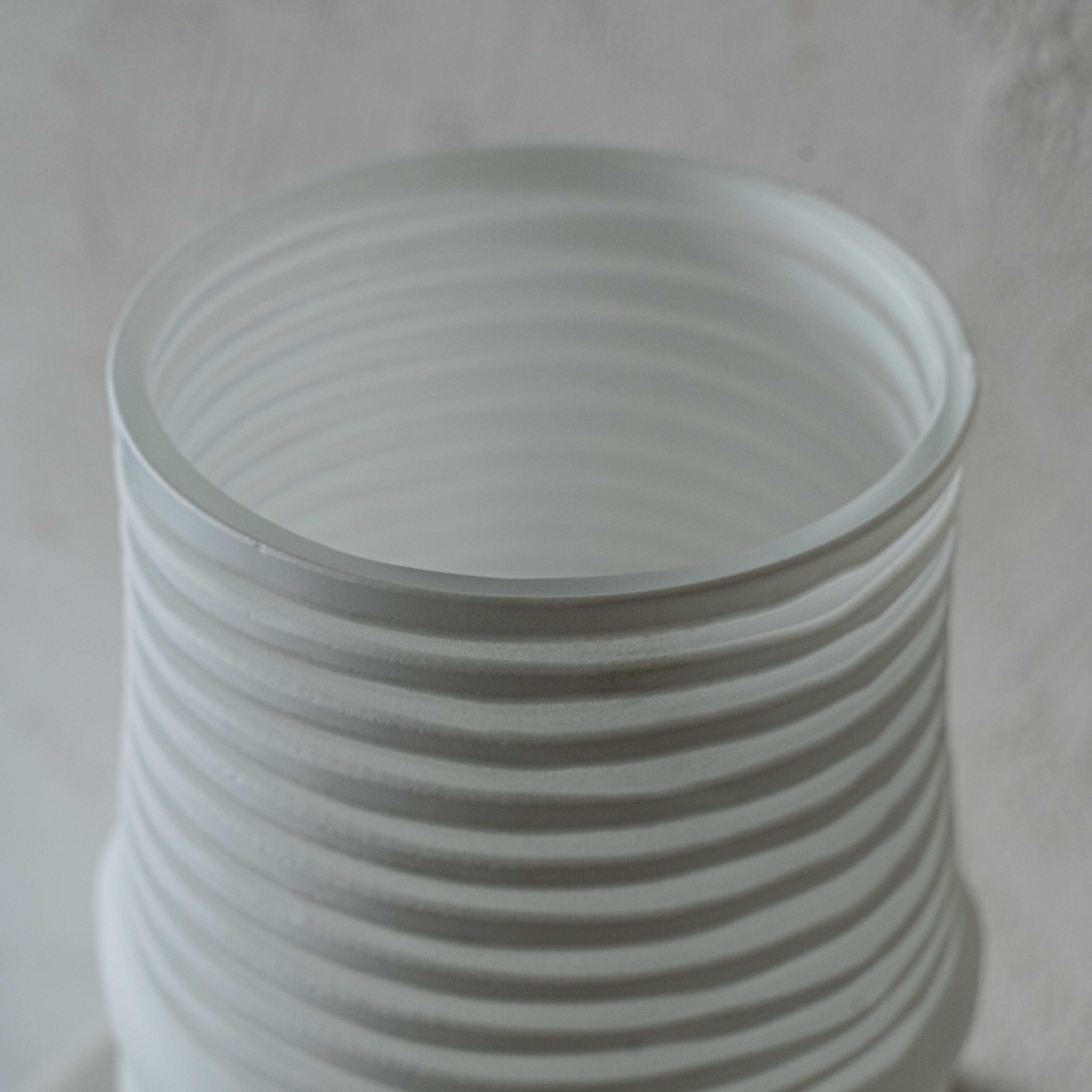 Snow Decorative Glass Vase | Flower Pot - Small - Apron - WS Living Furniture  Furniture Store in Dubai