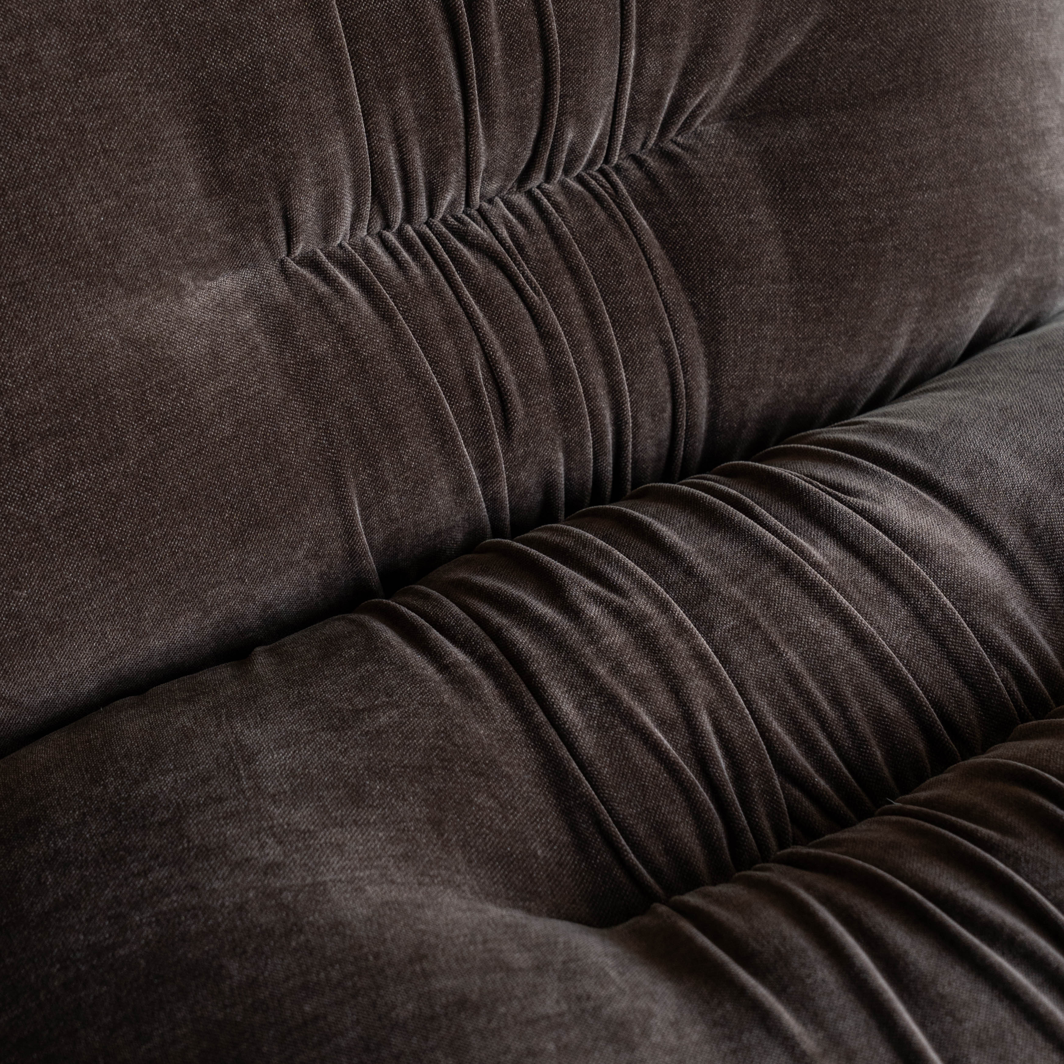 Solara Modern Accent Lounge Chair - Brown