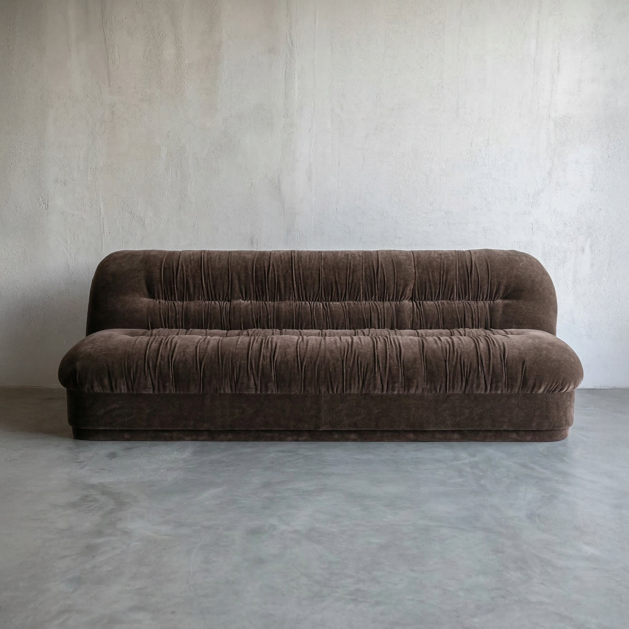 Solara Modern 3 Seater Sofa - Brown