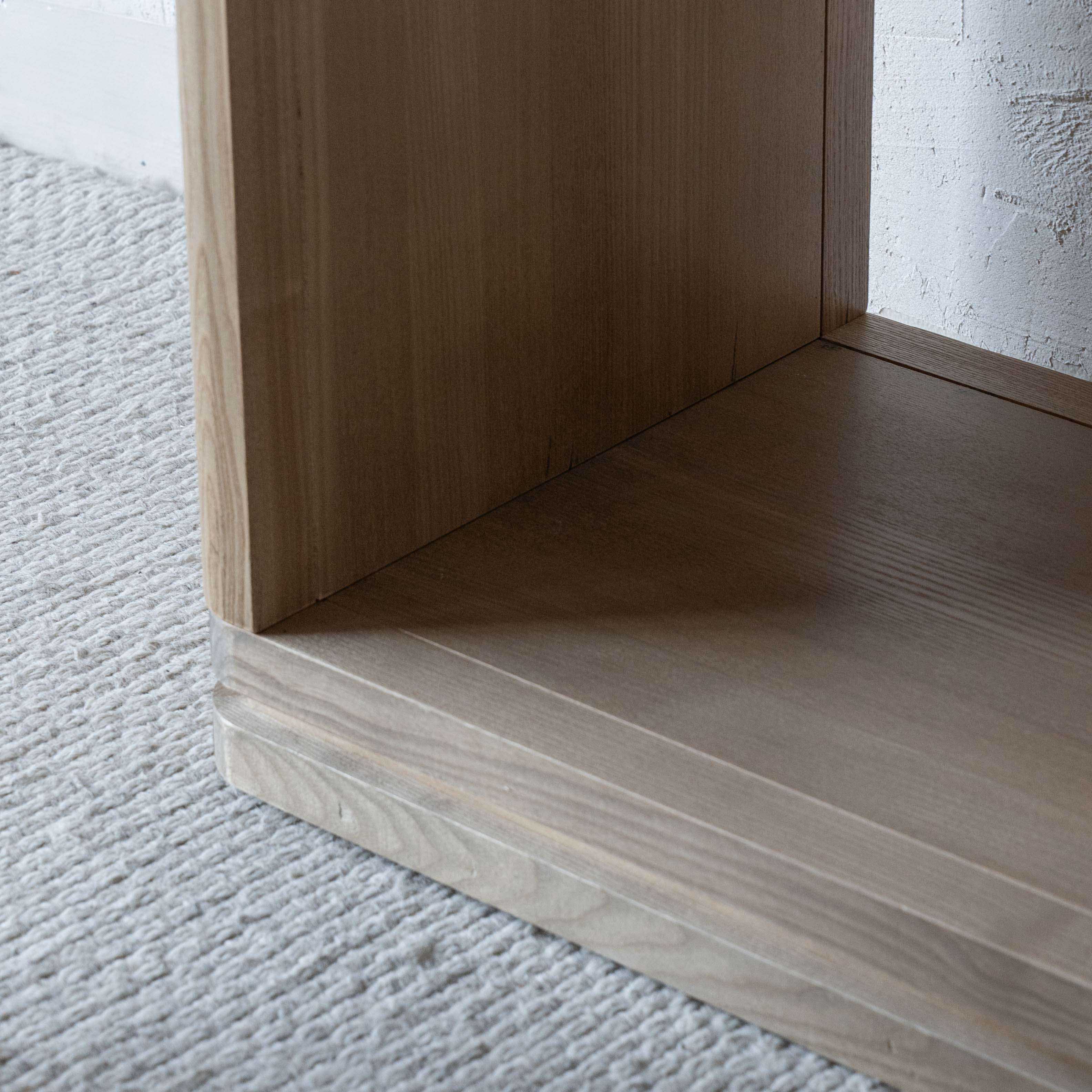 Solistice Solid Raw Wood Rectangle Console (as is) - Console Tables - WS Living Furniture Furniture Store in Dubai