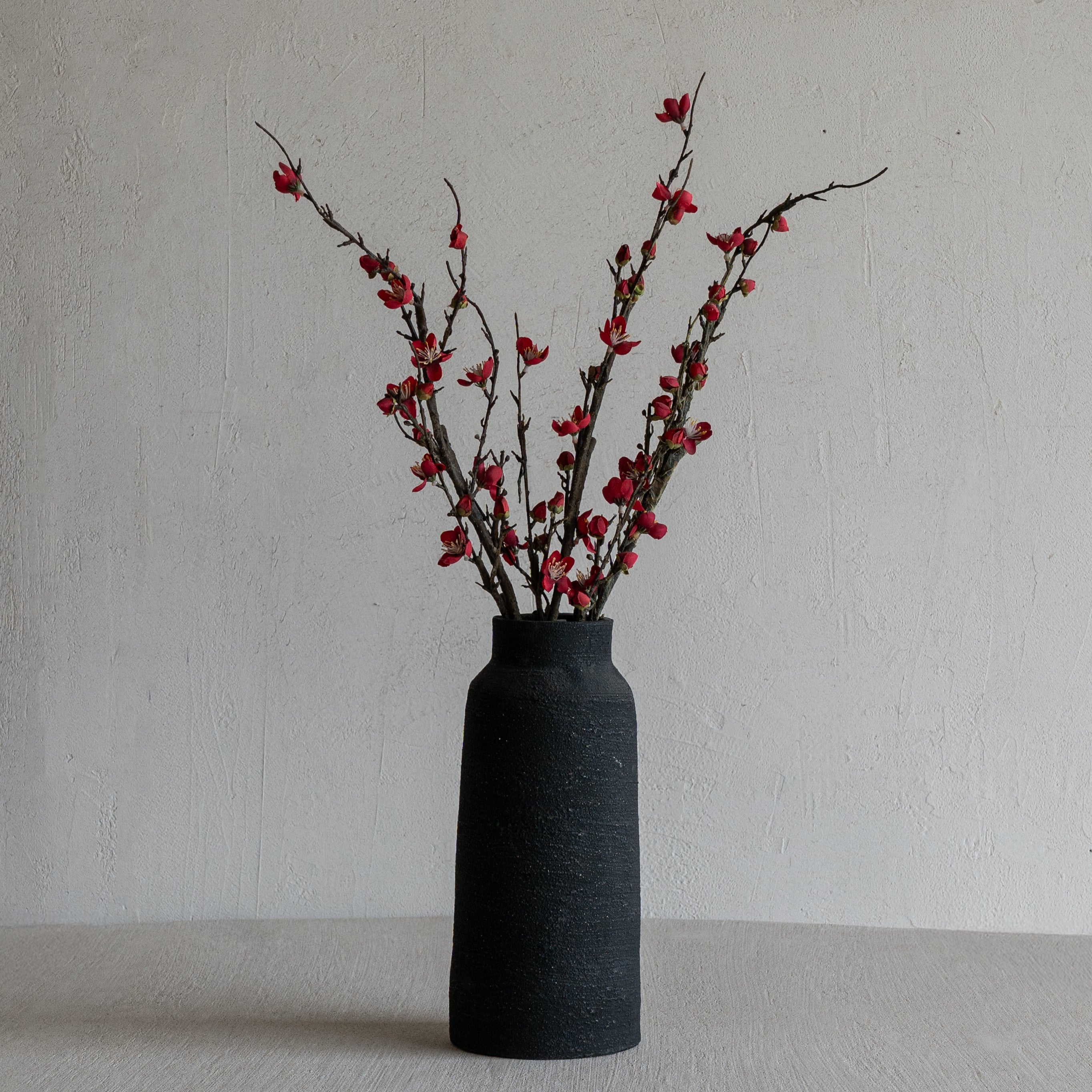 Starry Black Terracotta Flower Pot | Vase