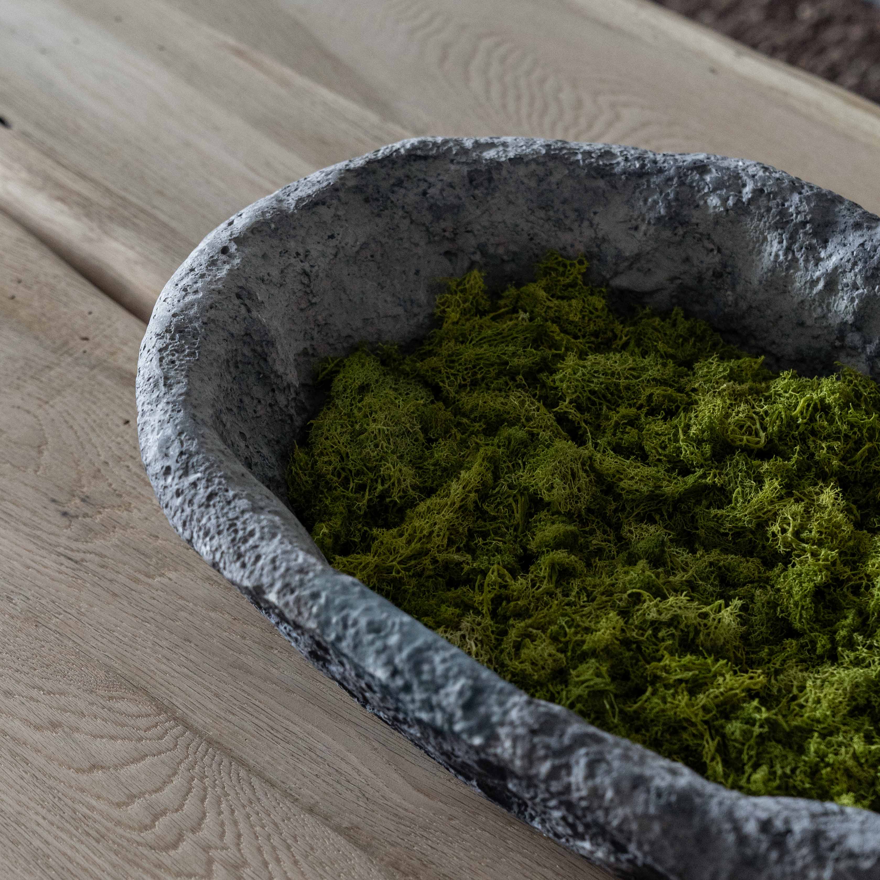 Aura Lime Stone Decorative Bowl - Candle Holders - WS Living Furniture Furniture Store in Dubai