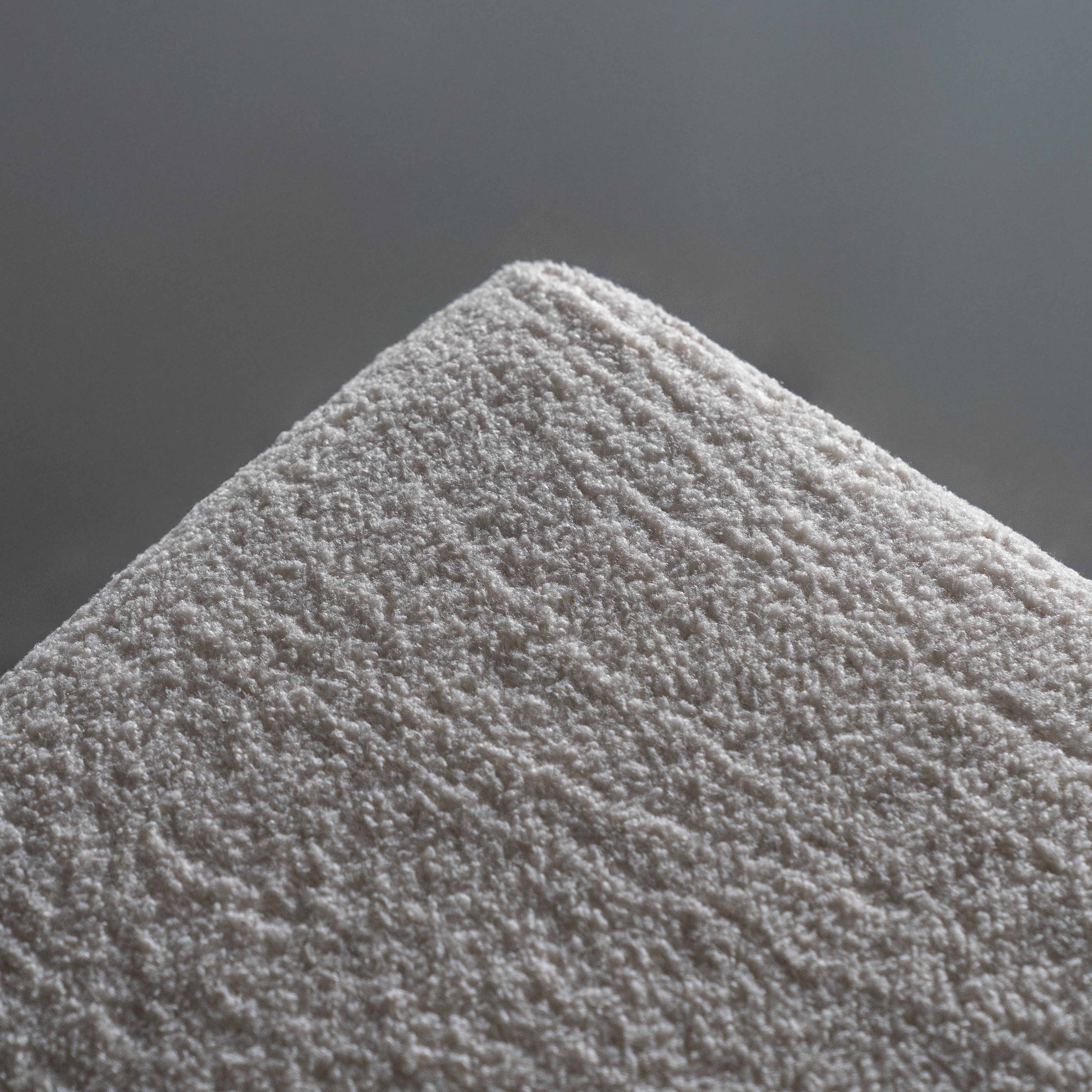 Contour Boucle Stool | Pouf - White - Pouf - WS Living Furniture Furniture Store in Dubai