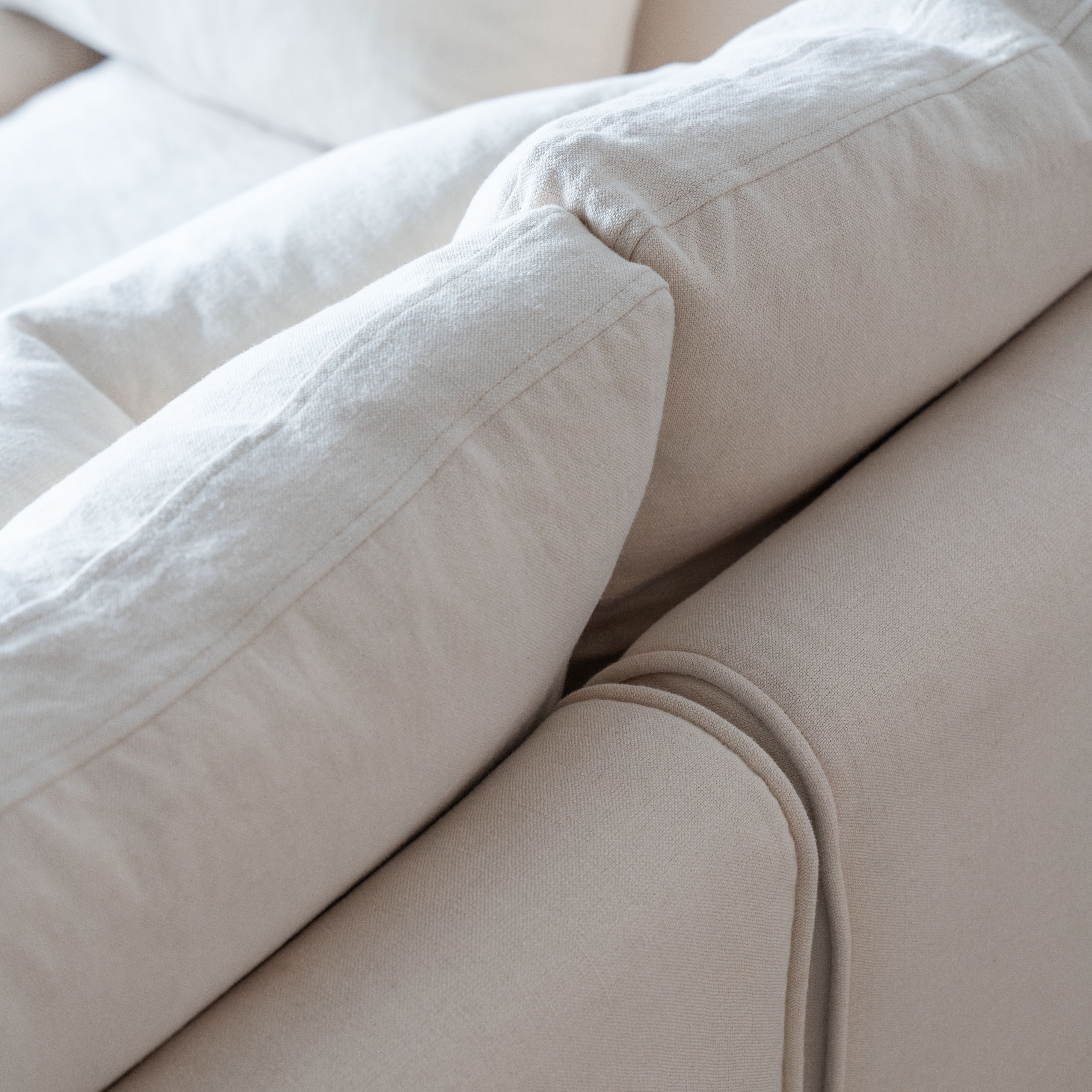 Sultan L Shape Sofa-Beige with Table - Sofas - WS Living Furniture Furniture Store in Dubai