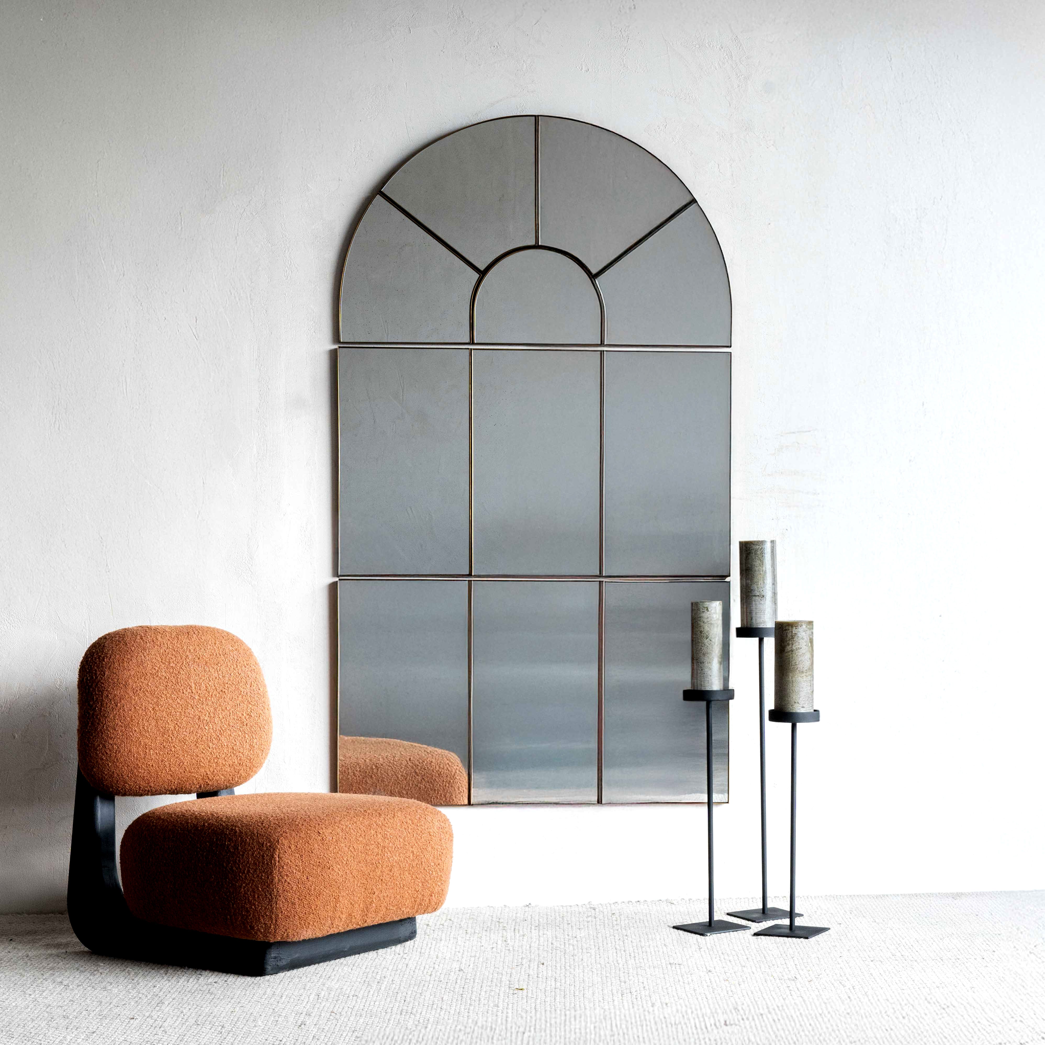 Timberline 3-Panel Arched Vintage Full Length Wall Mirror – GET24511SA - Mirror - WS Living Furniture Furniture Store in Dubai
