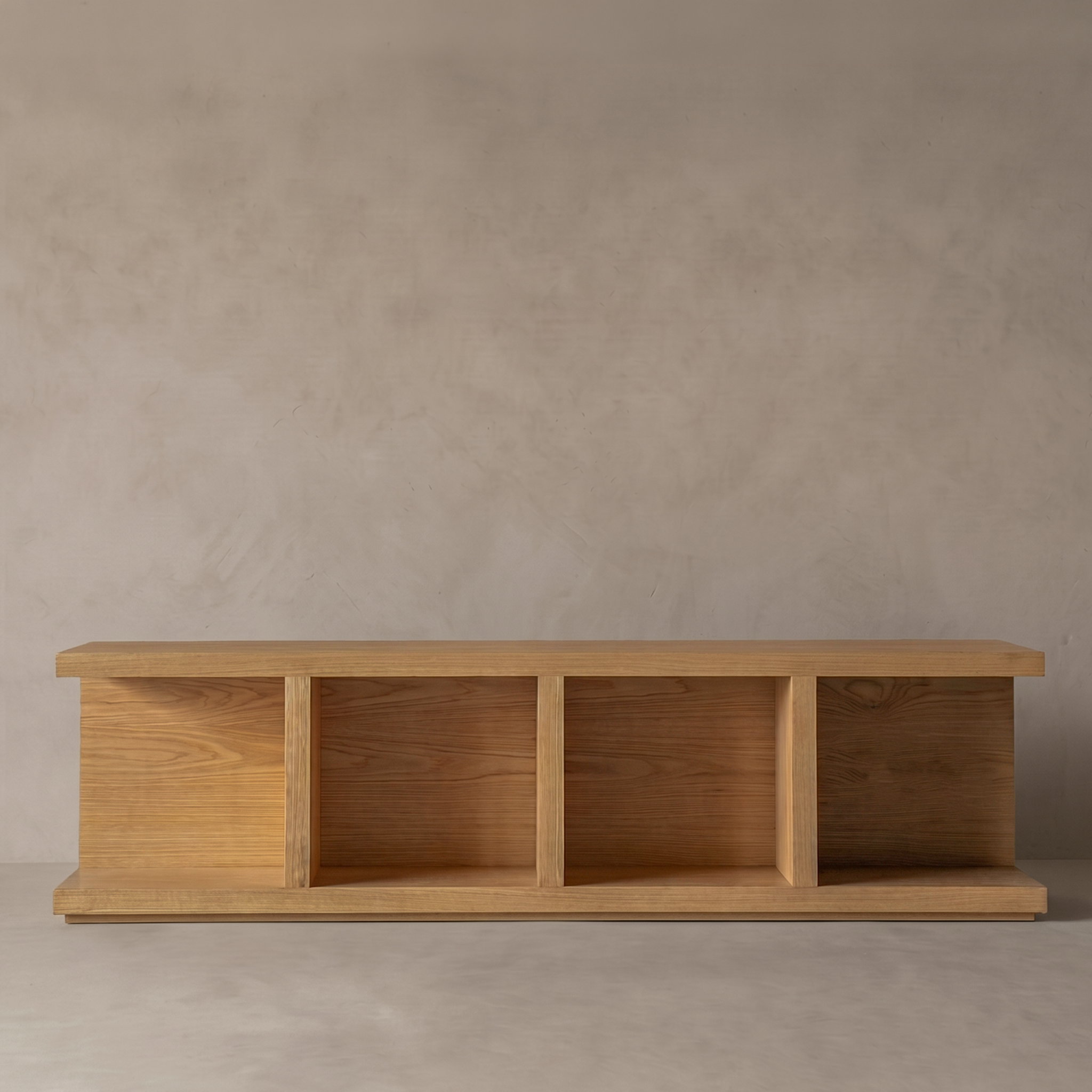 Torvane Minimalist Open Shelf TV Unit