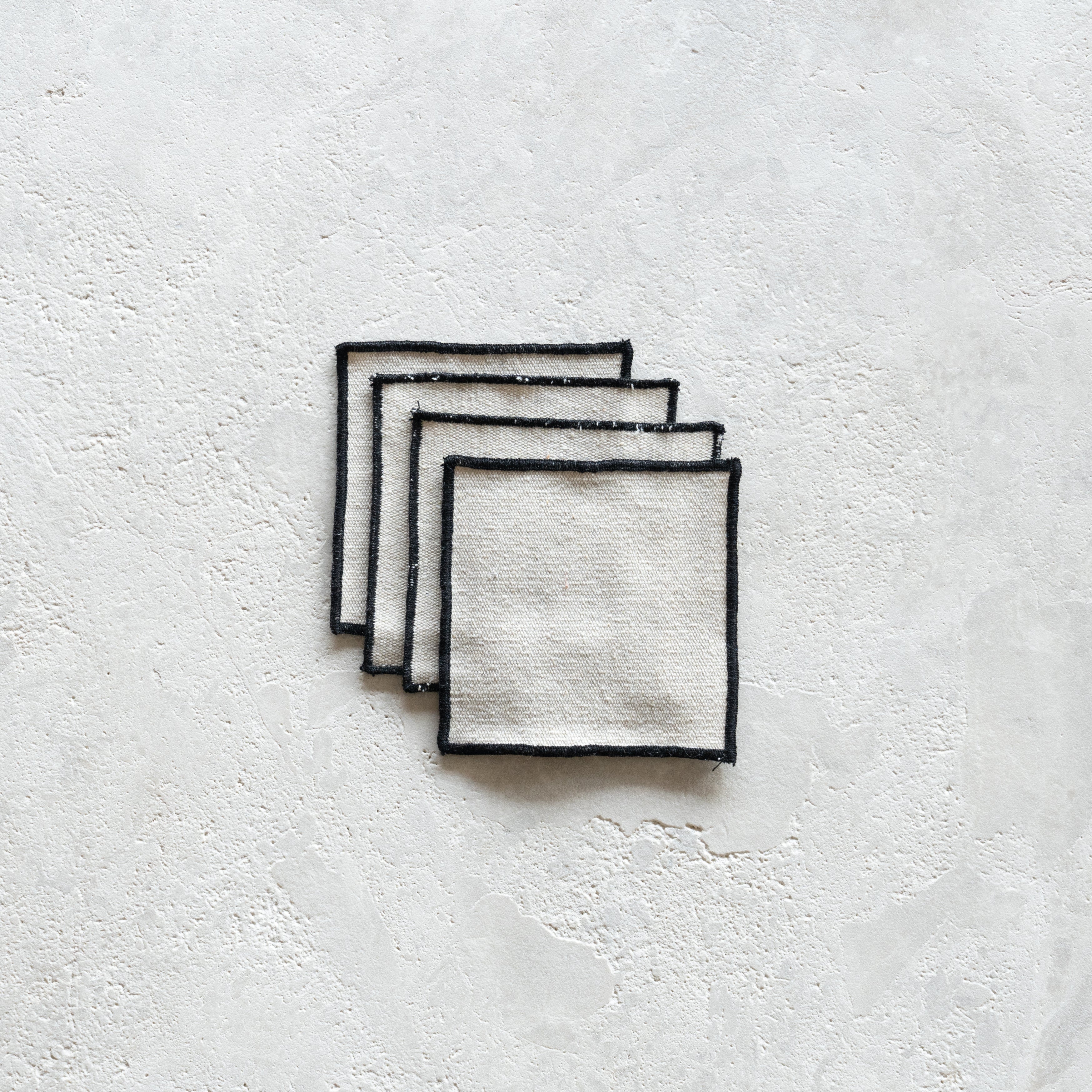 Linen Table Coaster-Set Of Four - - WS Living Furniture Furniture Store in Dubai