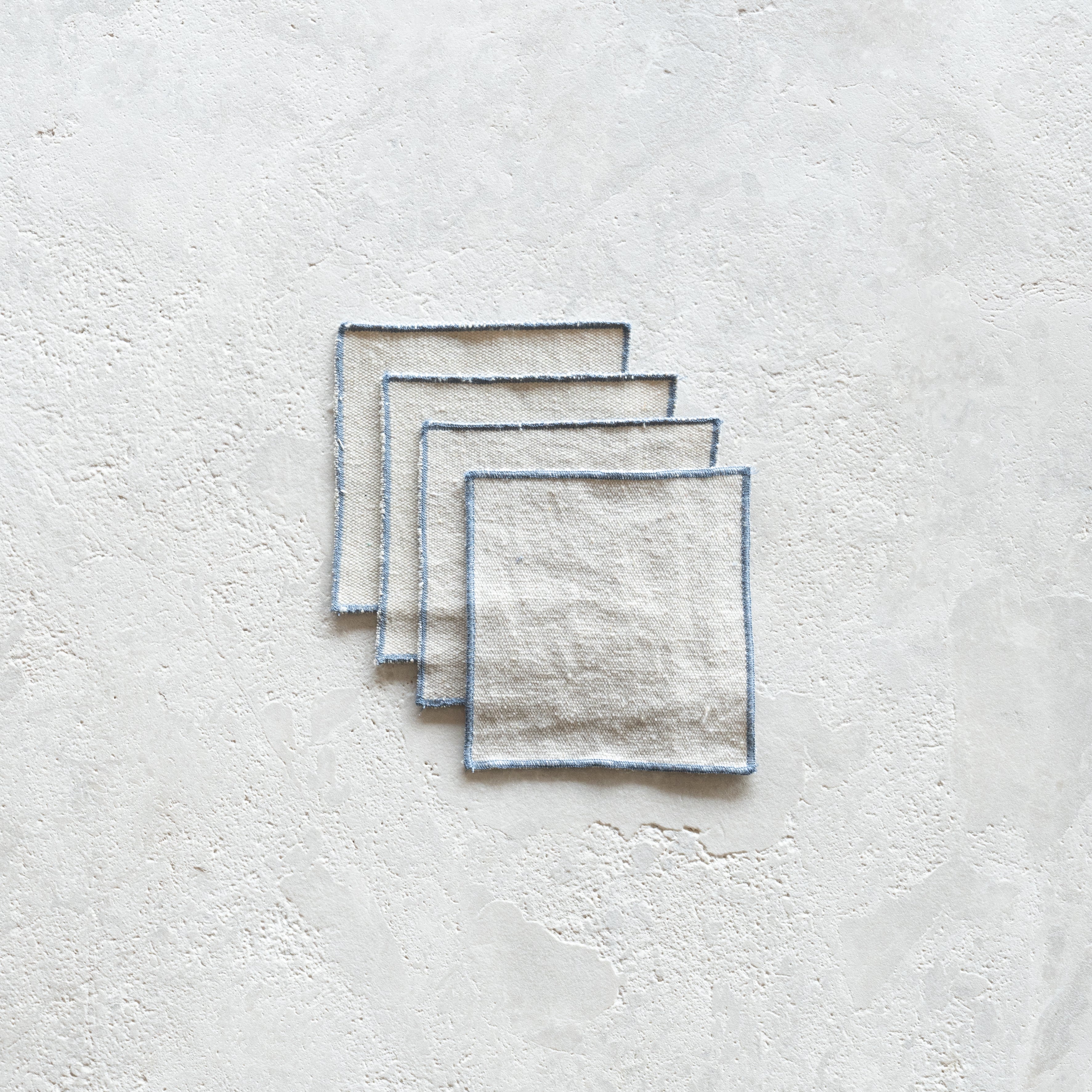 Linen Table Coaster-Set Of Four - - WS Living Furniture Furniture Store in Dubai