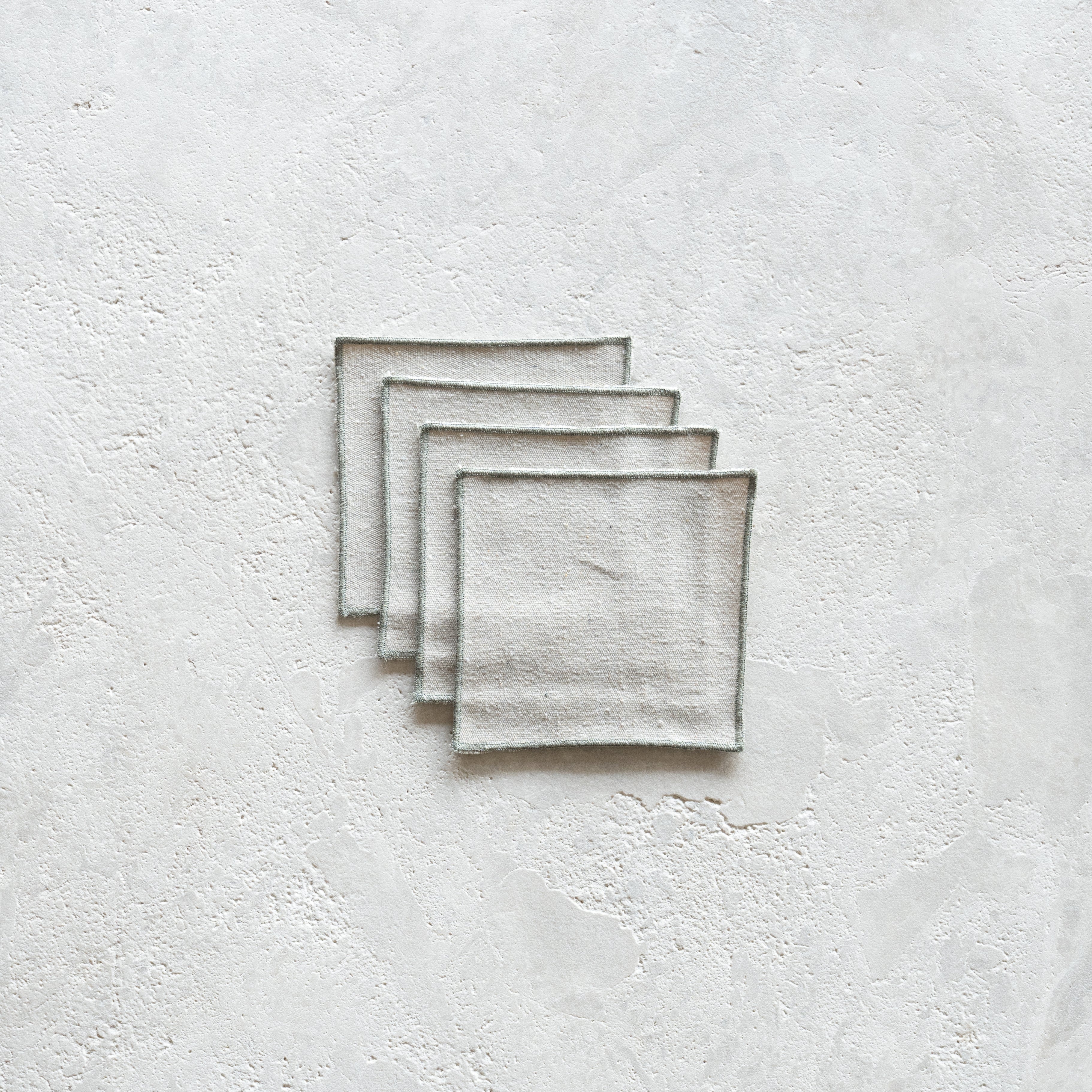 Linen Table Coaster-Set Of Four - - WS Living Furniture Furniture Store in Dubai