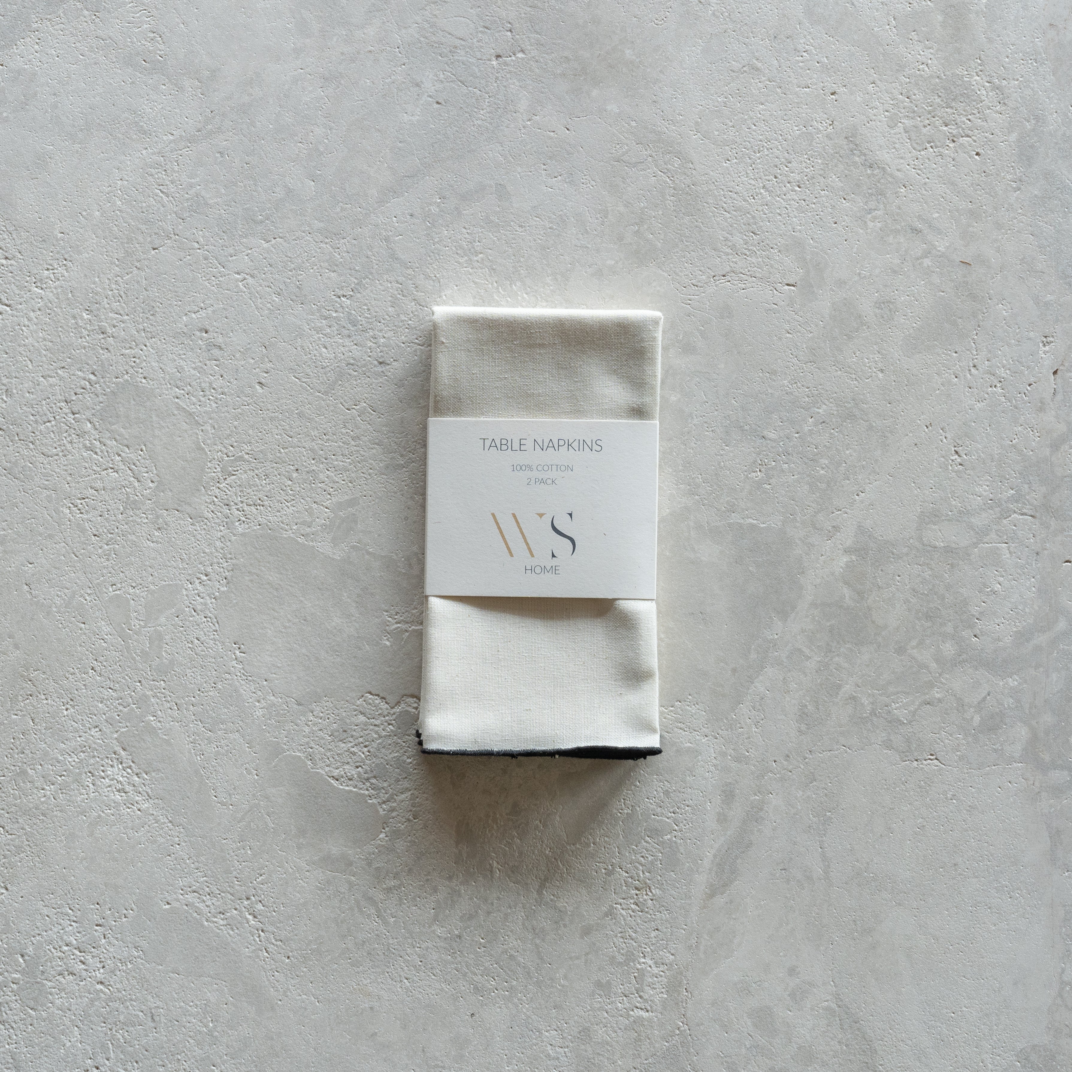 Linen Overlook Table Napkin-Set Of Two - - WS Living Furniture Furniture Store in Dubai