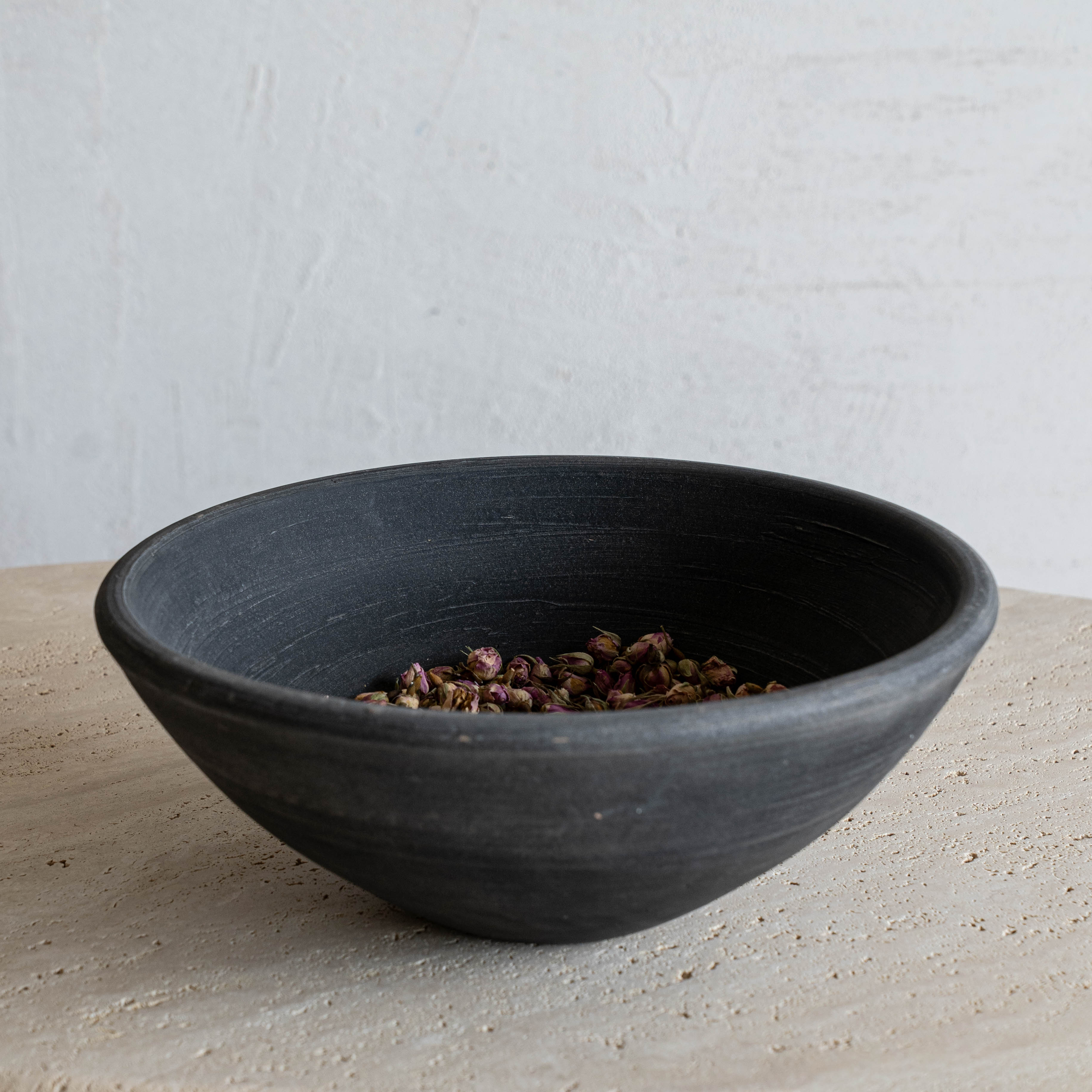 Earthy Weathered Terracotta Aged Serving Bowl