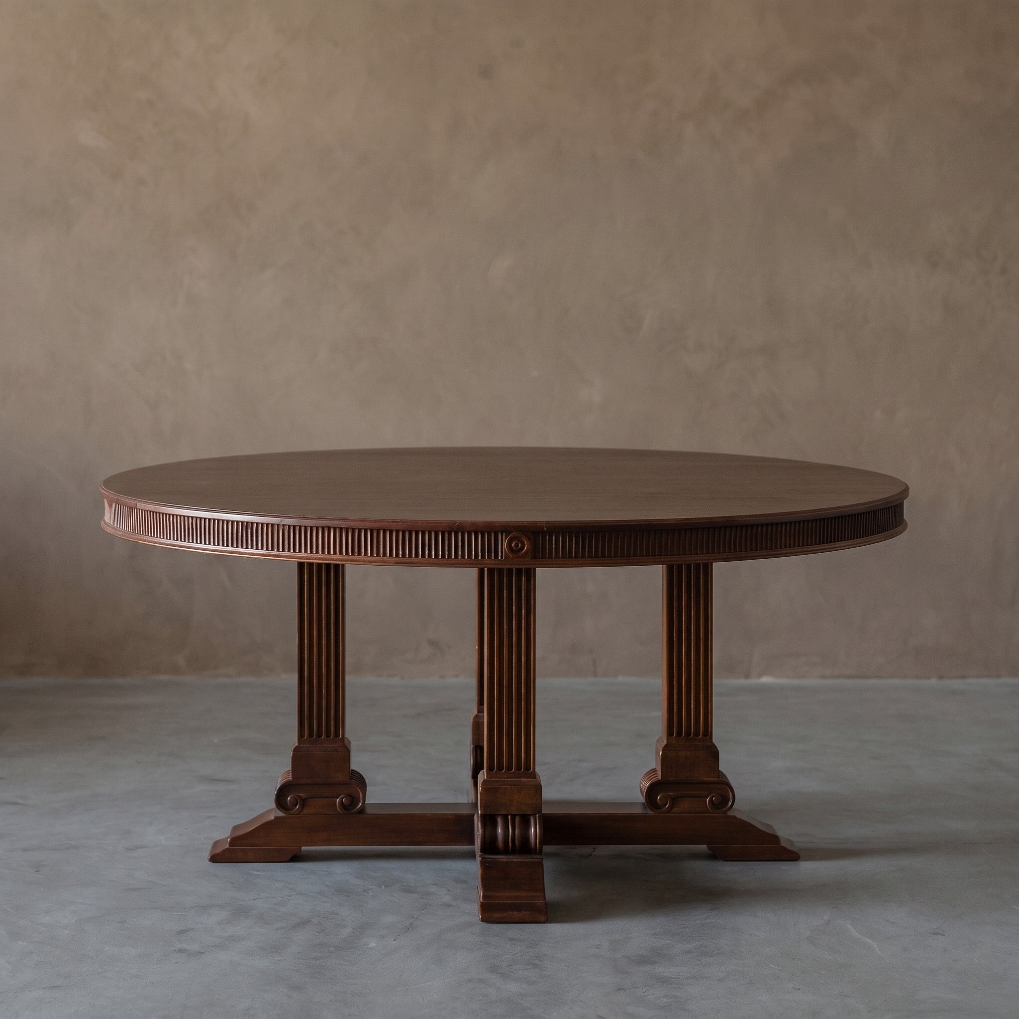 The Aspen Real Antique Round Dining Table