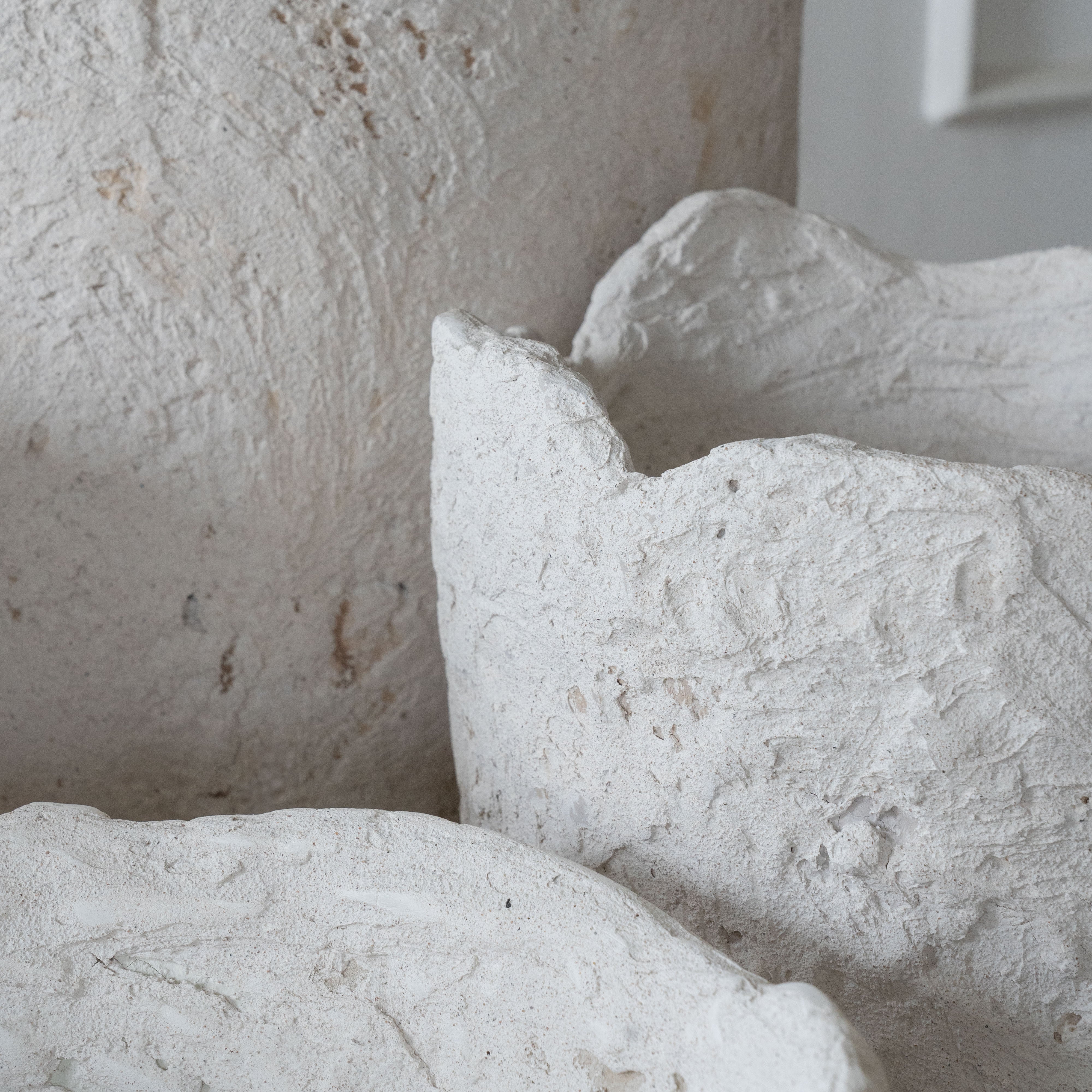 The Rock Olive Tree Pots-White - Vase - WS Living Furniture Furniture Store in Dubai