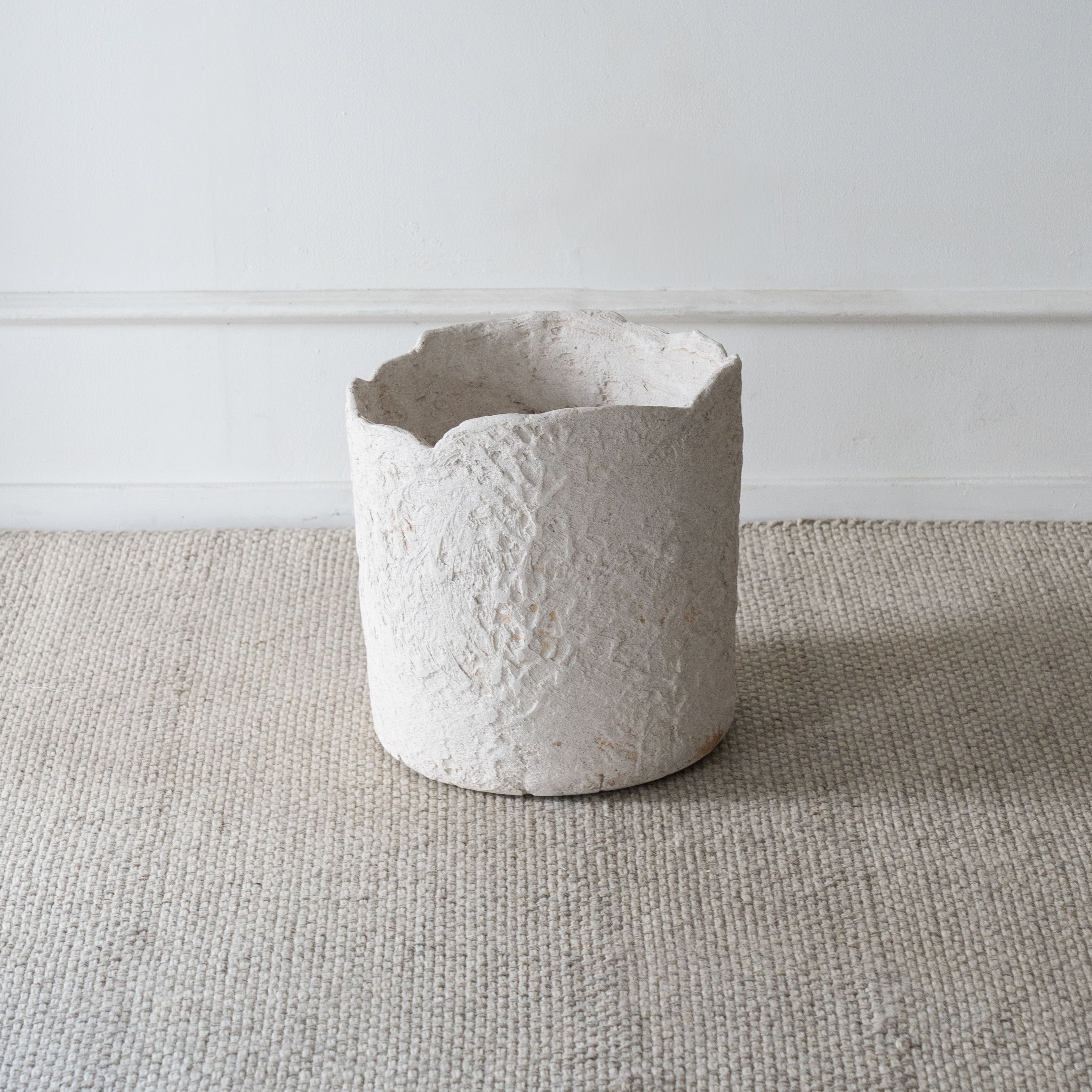 The Rock Olive Tree Pots-White - Vase - WS Living Furniture Furniture Store in Dubai
